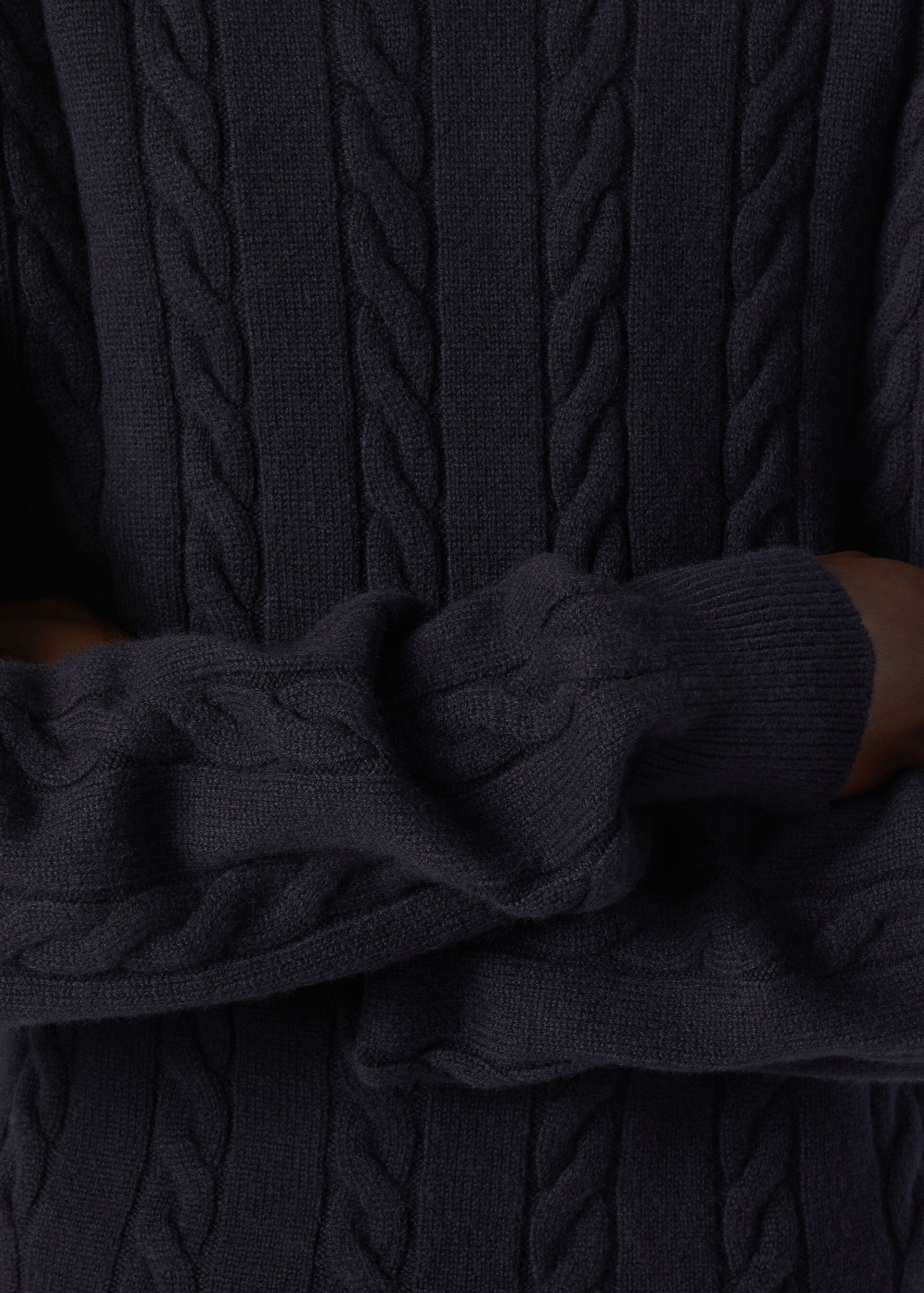 Loro Piana os11x0226 FAQ4517 Cedar Crewneck Sweater in Blue Navy Size US S / EU 44-46 / 1 - 3 Thumbnail