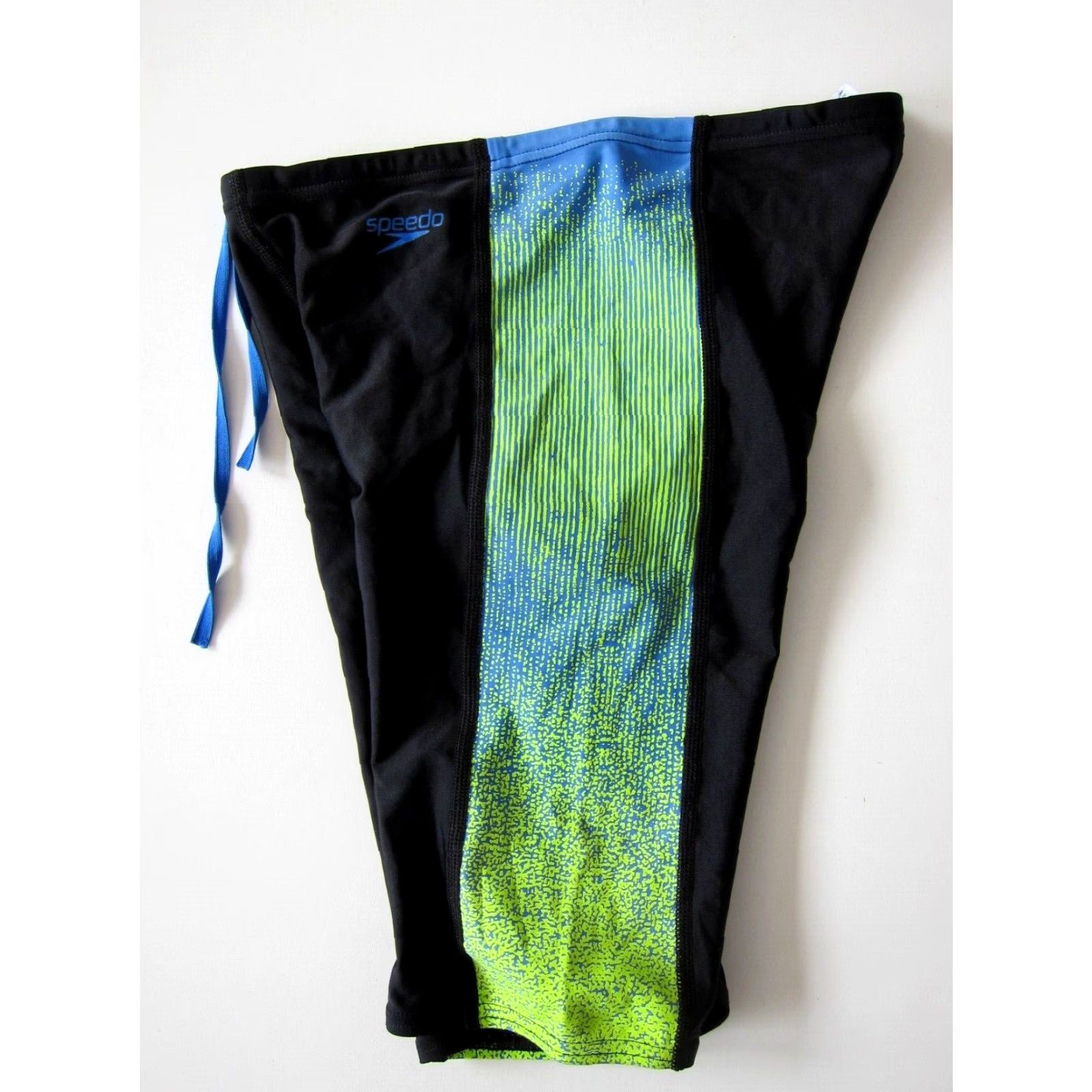 Speedo Speedo Jammer Bottom Men 30 Black Blue Green Wall Power Flex Eco Swim Trunk 78% nylon 22% lycra Mens Size US 30 / EU 46 - 5 Thumbnail