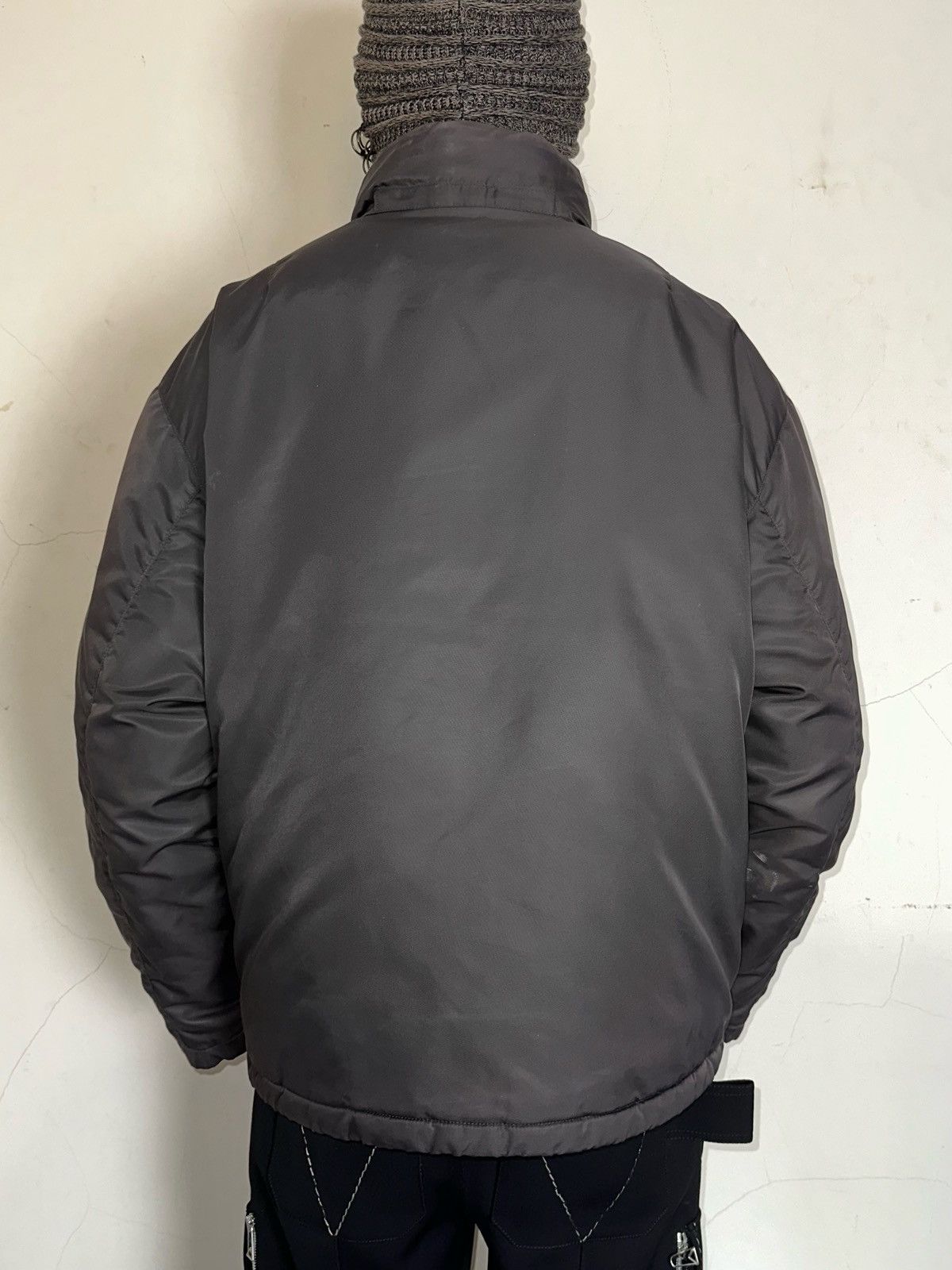 Emporio Armani 90s Nylon Velcro Bomber Jacket Size US M / EU 48-50 / 2 - 6 Thumbnail