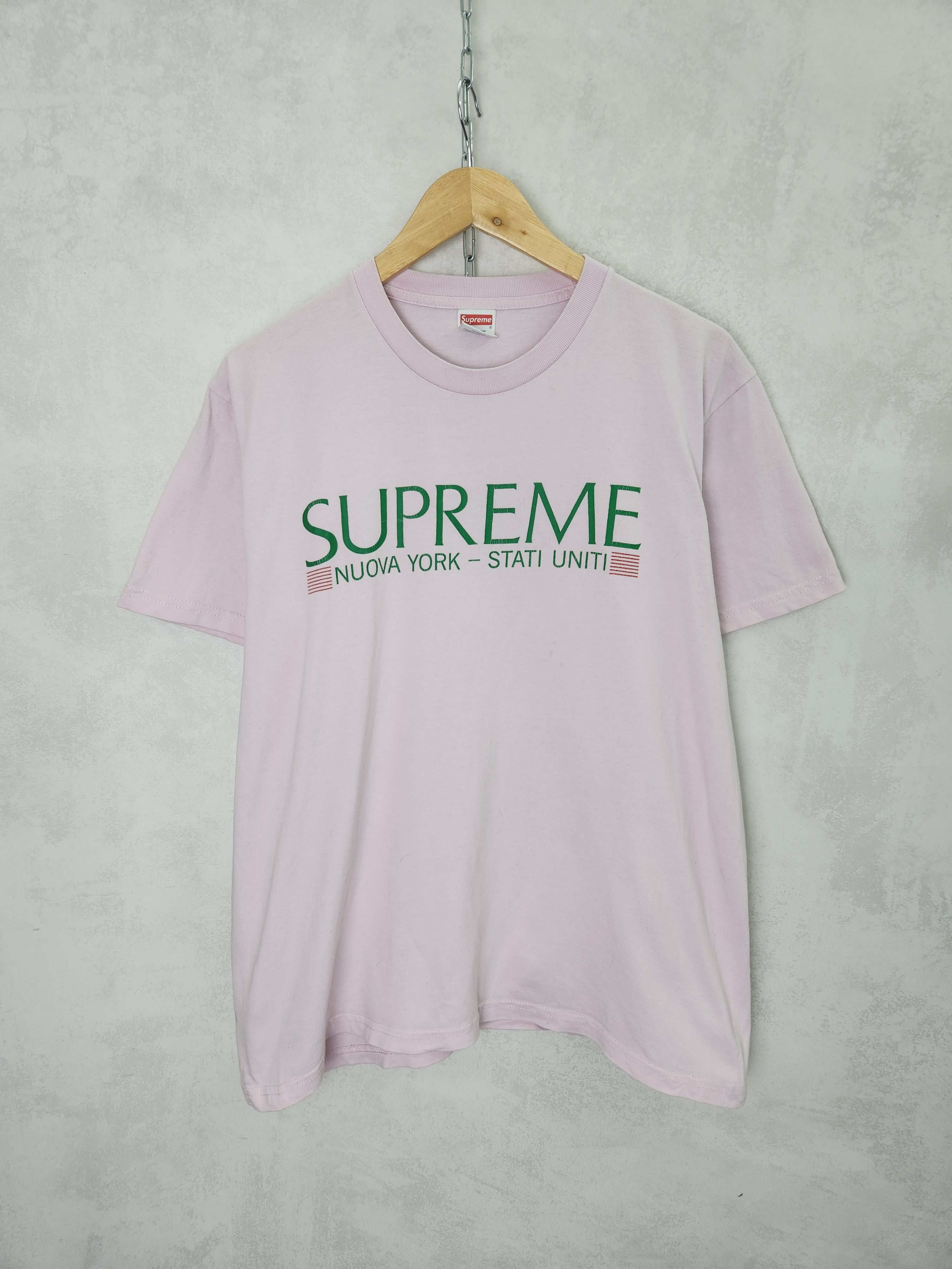 Supreme Supreme Nuova york pink t shirt size M Size US M / EU 48-50 / 2 - 1 Thumbnail