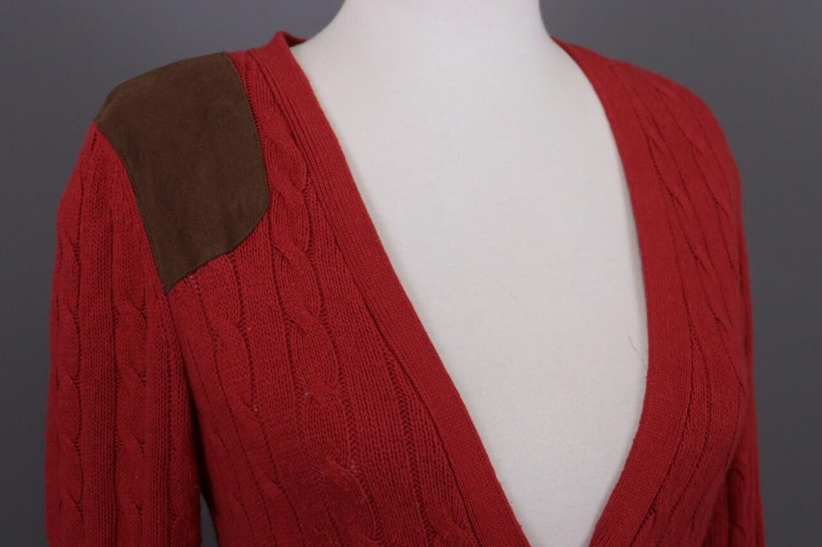 Lauren Ralph Lauren Lauren Ralph Lauren Red Wool Cashmere Cardigan Size XS Size XS / US 0-2 / IT 36-38 - 5 Thumbnail