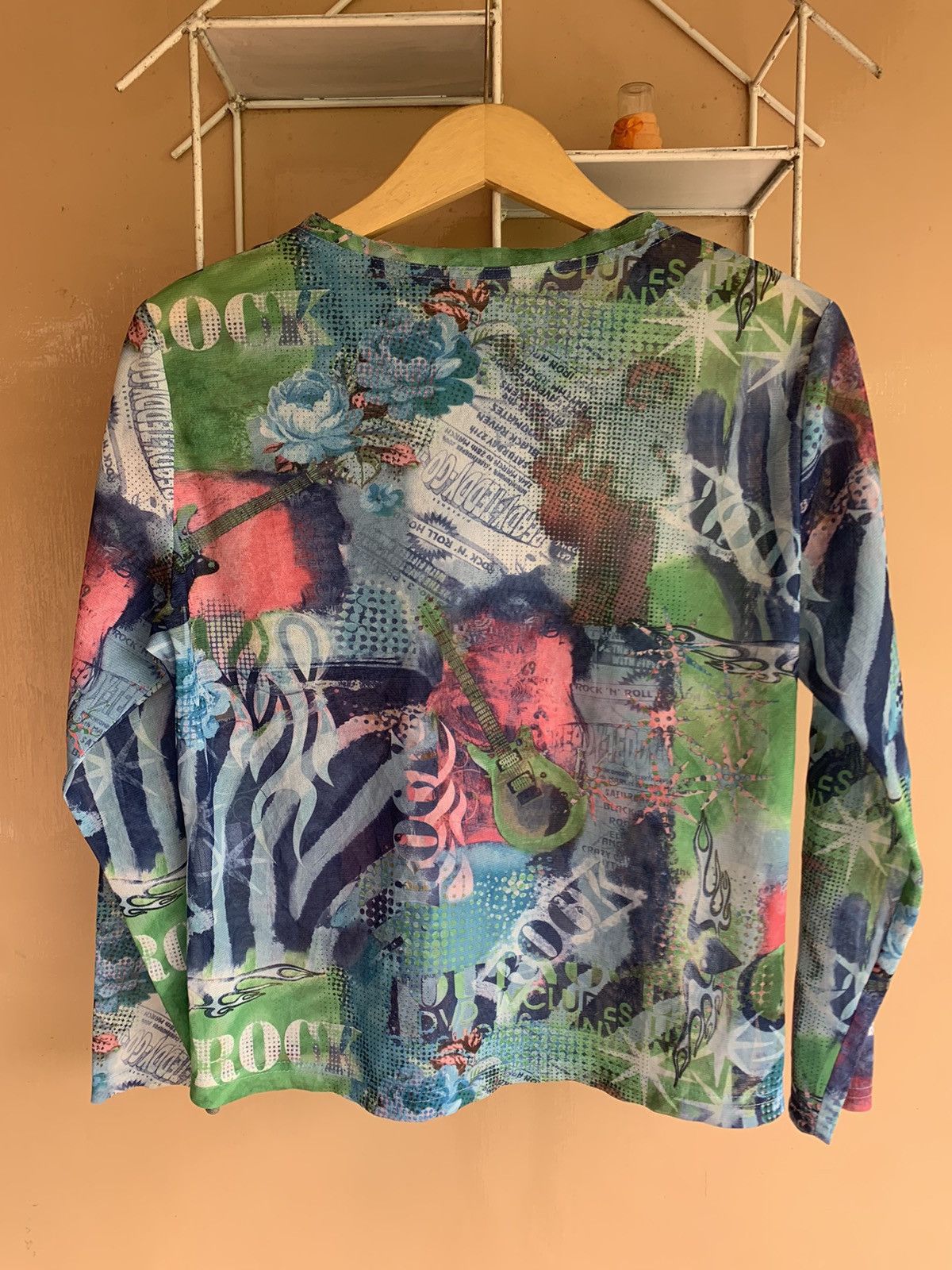 Jean Paul Gaultier Japanese Meshtop Rock and Flowers Jpg Styled Size US S / EU 44-46 / 1 - 4 Thumbnail