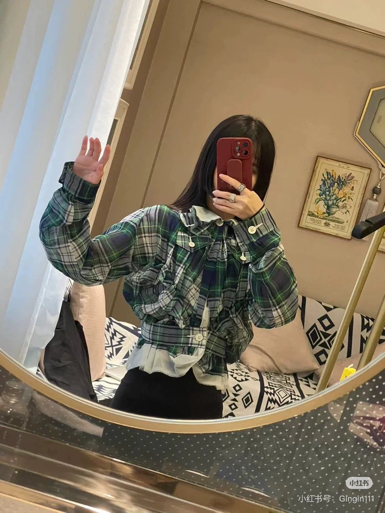 Comme des Garcons Comme Des Garcons Plaid Smocked Heavy Duty Jacket Size S / US 4 / IT 40 - 5 Thumbnail