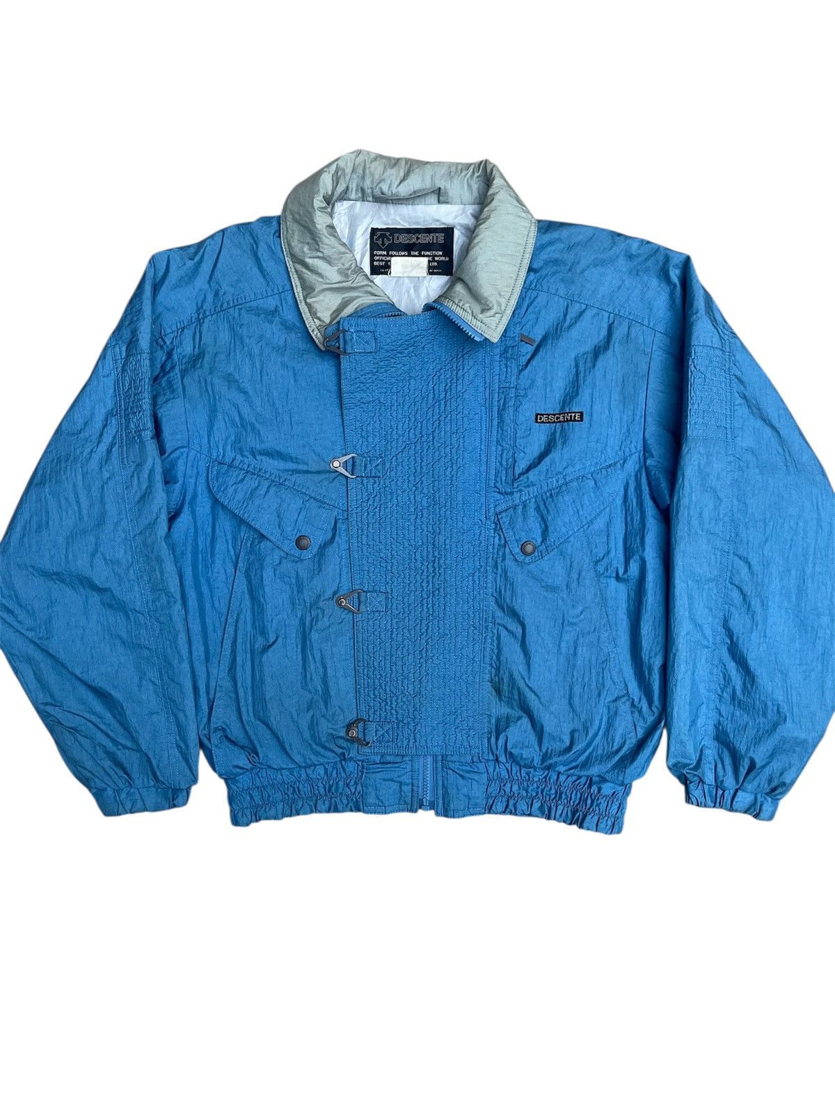 Descente Vintage DESCENTE Jacket Outer Hook Closure Industrial Design Size US M / EU 48-50 / 2 - 1 Thumbnail