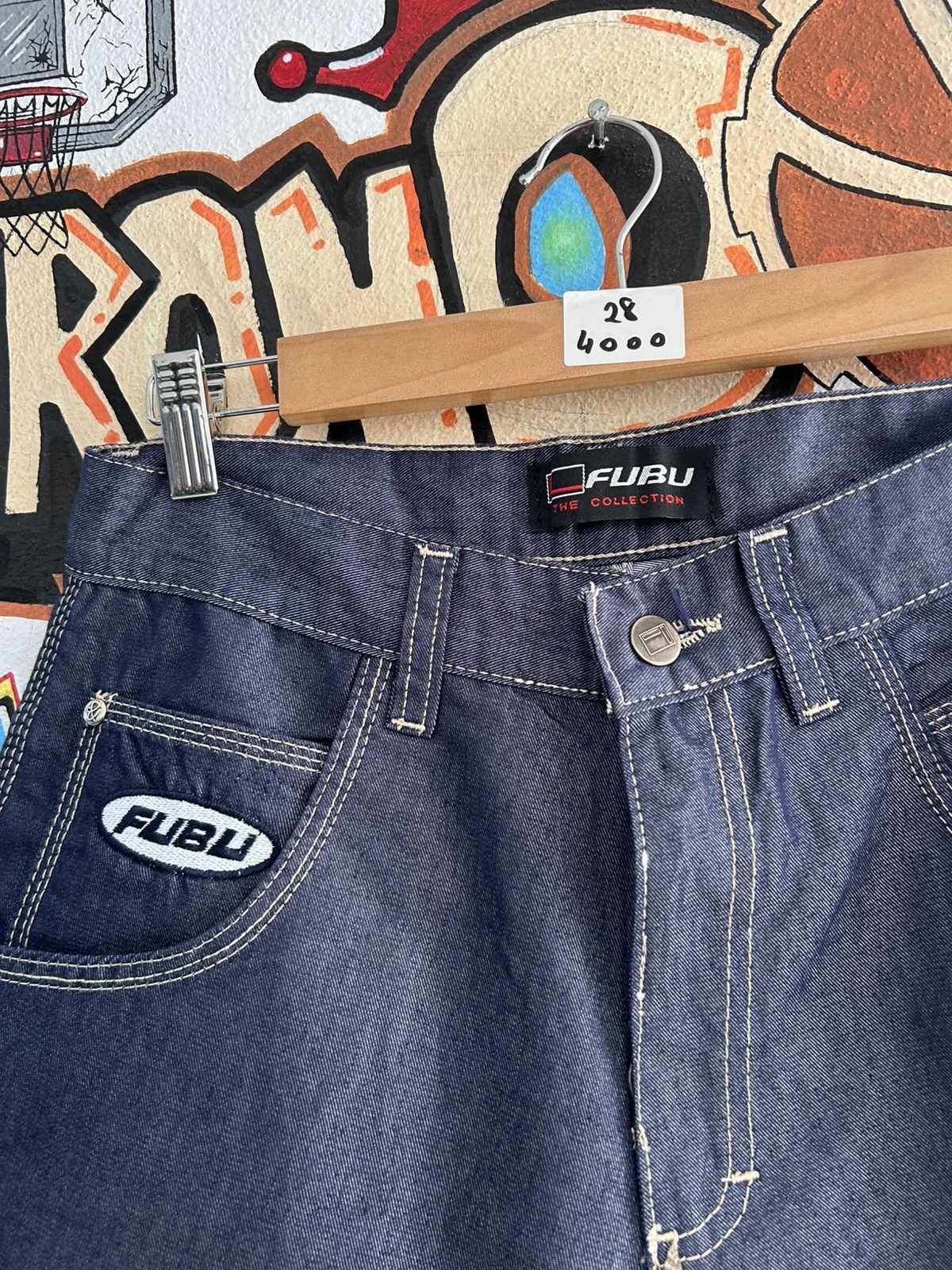 Fubu × Vintage Fubu 90s Jorts Size US 28 / EU 44 - 5 Thumbnail