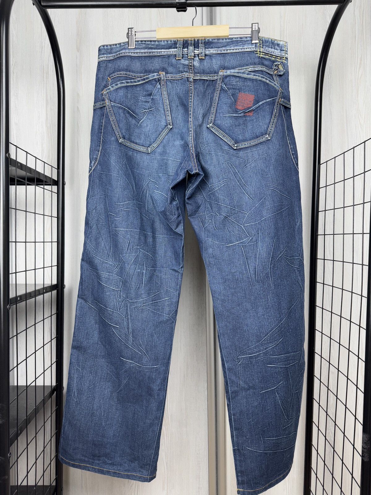 Marithe + Francois Girbaud Marithe Francois Girbaud vintage sk8 rap baggy denim jeans Size US 38 / EU 54 - 7 Thumbnail