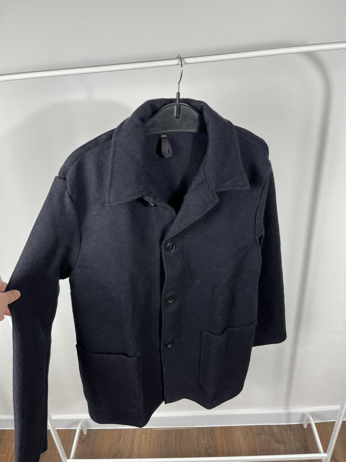 Other Vintage Wool Jacket Navy Blue Men’s M Made in UK Size US M / EU 48-50 / 2 - 5 Thumbnail