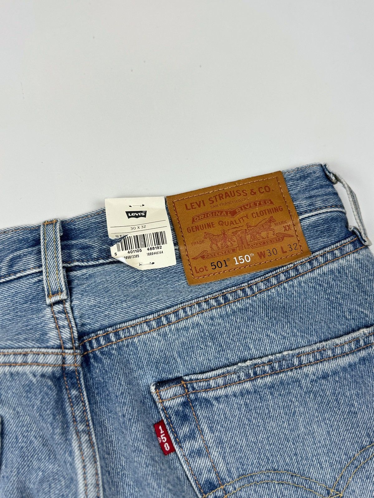 Levi's NWT Levi’s 501 150th Anniversary Repaired Washed Denim Jeans Size US 30 / EU 46 - 16 Thumbnail
