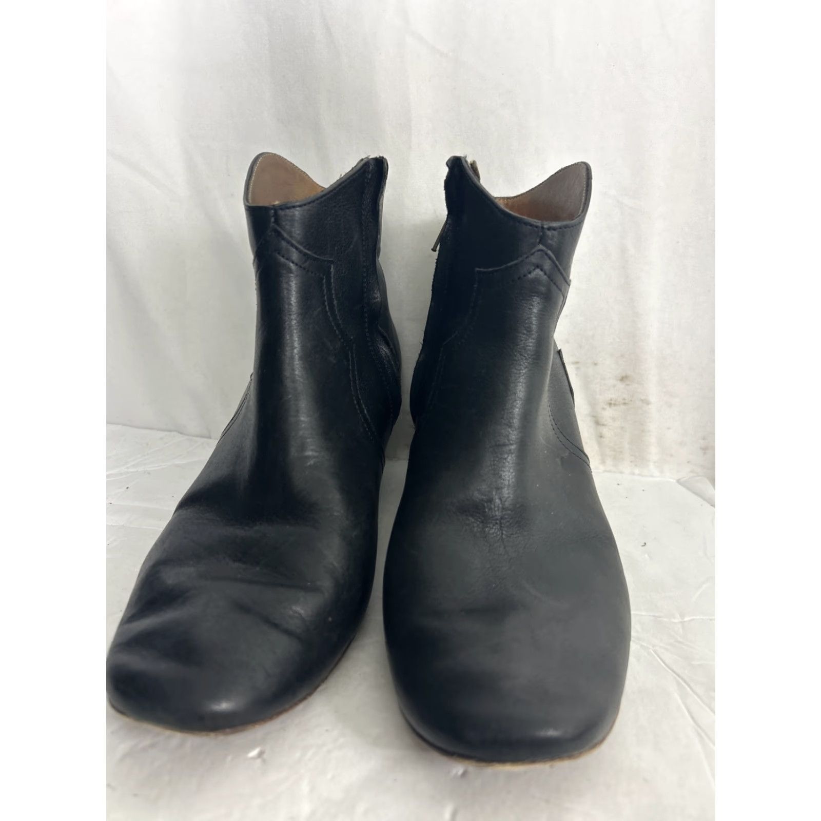 Isabel Marant Isabel Marant Dicker Ankle Leather Boots Black Womens Size 38 US 8 Zipper Western High Heel Boots Size US 8 / IT 38 - 6 Thumbnail