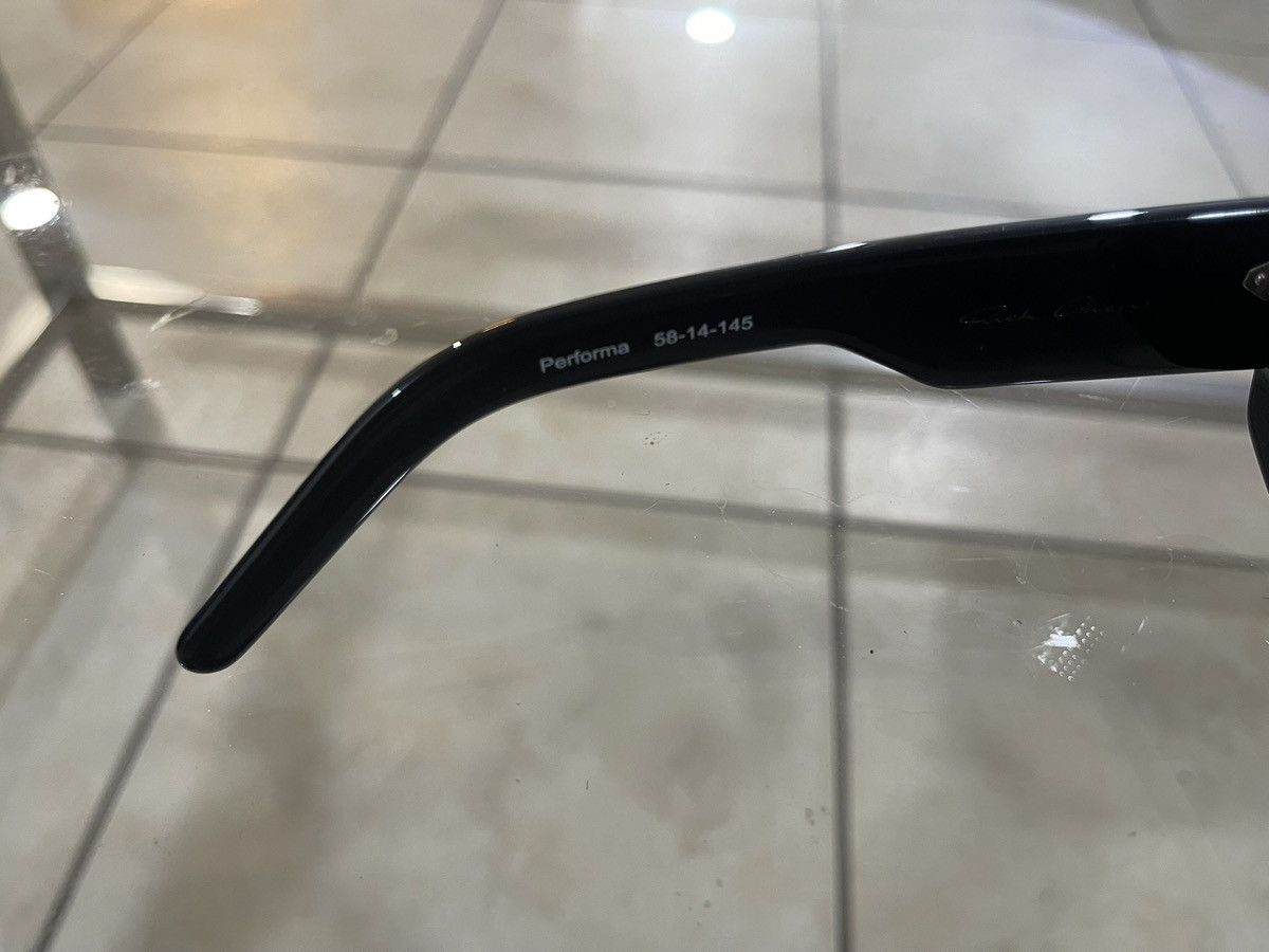 Rick Owens Rick Owens Performa Sunglasses Size ONE SIZE - 9 Thumbnail