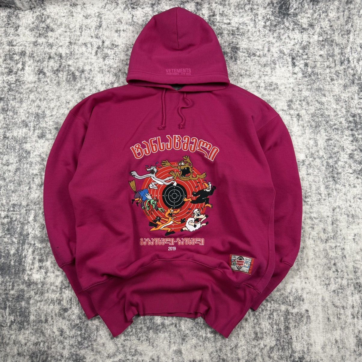 VETEMENTS カートゥーンパーカー 19ss VETEMENTS - VETEMENTS ヴェトモン 19SS カートゥーン スウェット
