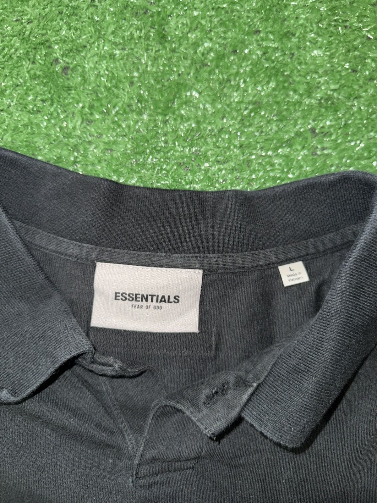 Essentials Fear of God Essentials Short Sleeve Polo “Black” Size US L / EU 52-54 / 3 - 2 Thumbnail