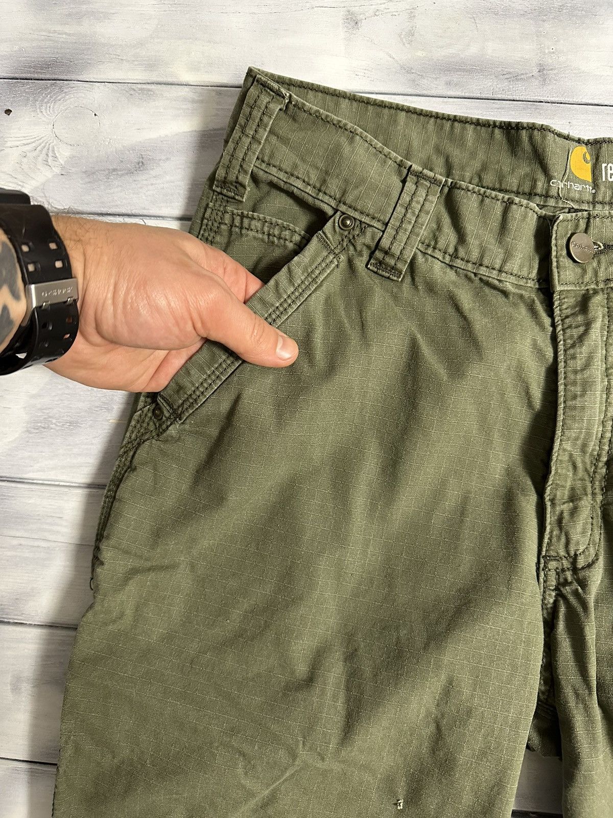 Carhartt Rare Multipocket Cargo Pants Carhartt Relaxed Fit. Size US 31 - 7 Thumbnail