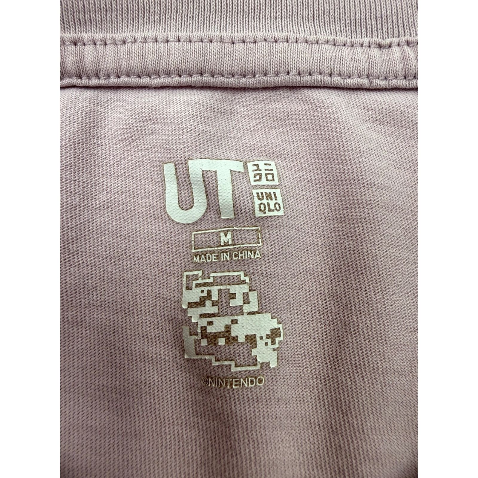 Uniqlo Uniqlo UT Shirt Adult Medium Purple Princess Peach Super Mario Nintendo Tee Size US M / EU 48-50 / 2 - 5 Thumbnail
