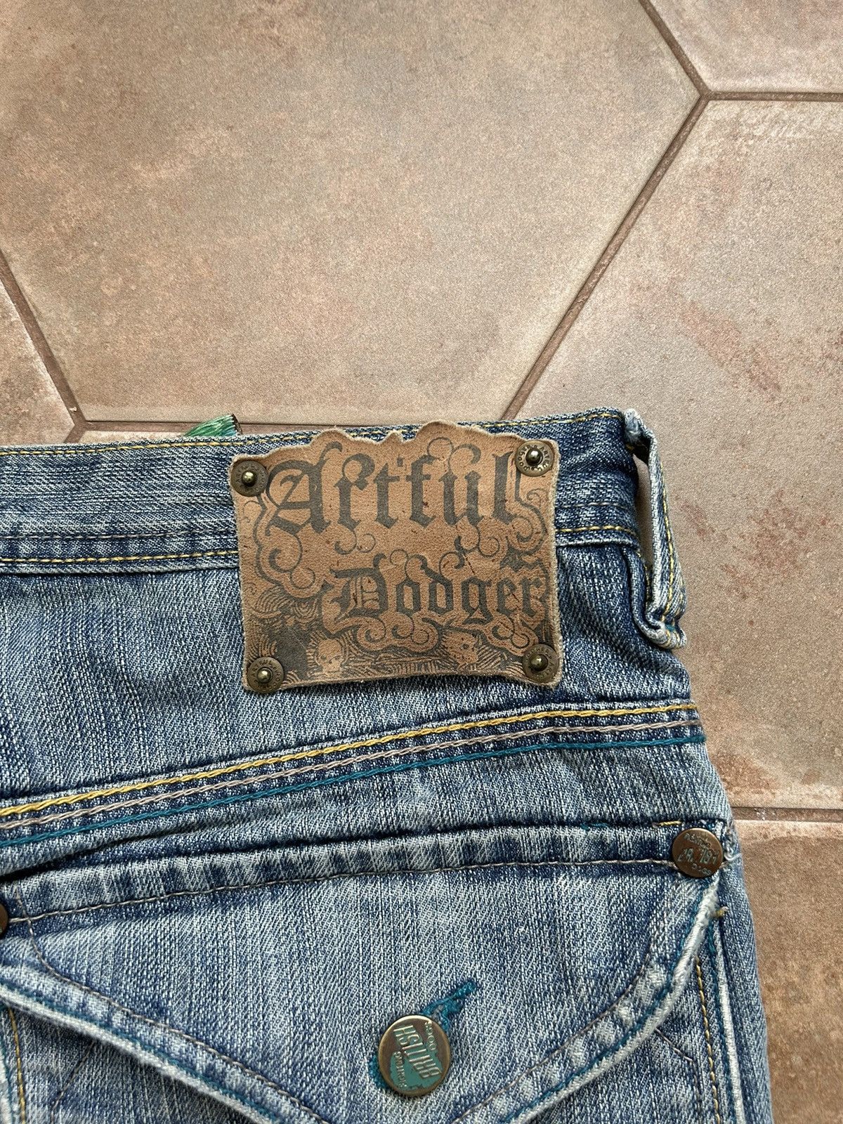 Artful Dodger ARTFUD DODGER VINTAGE DENIM Y2K jeans BAGGY Size US 34 / EU 50 - 10 Thumbnail