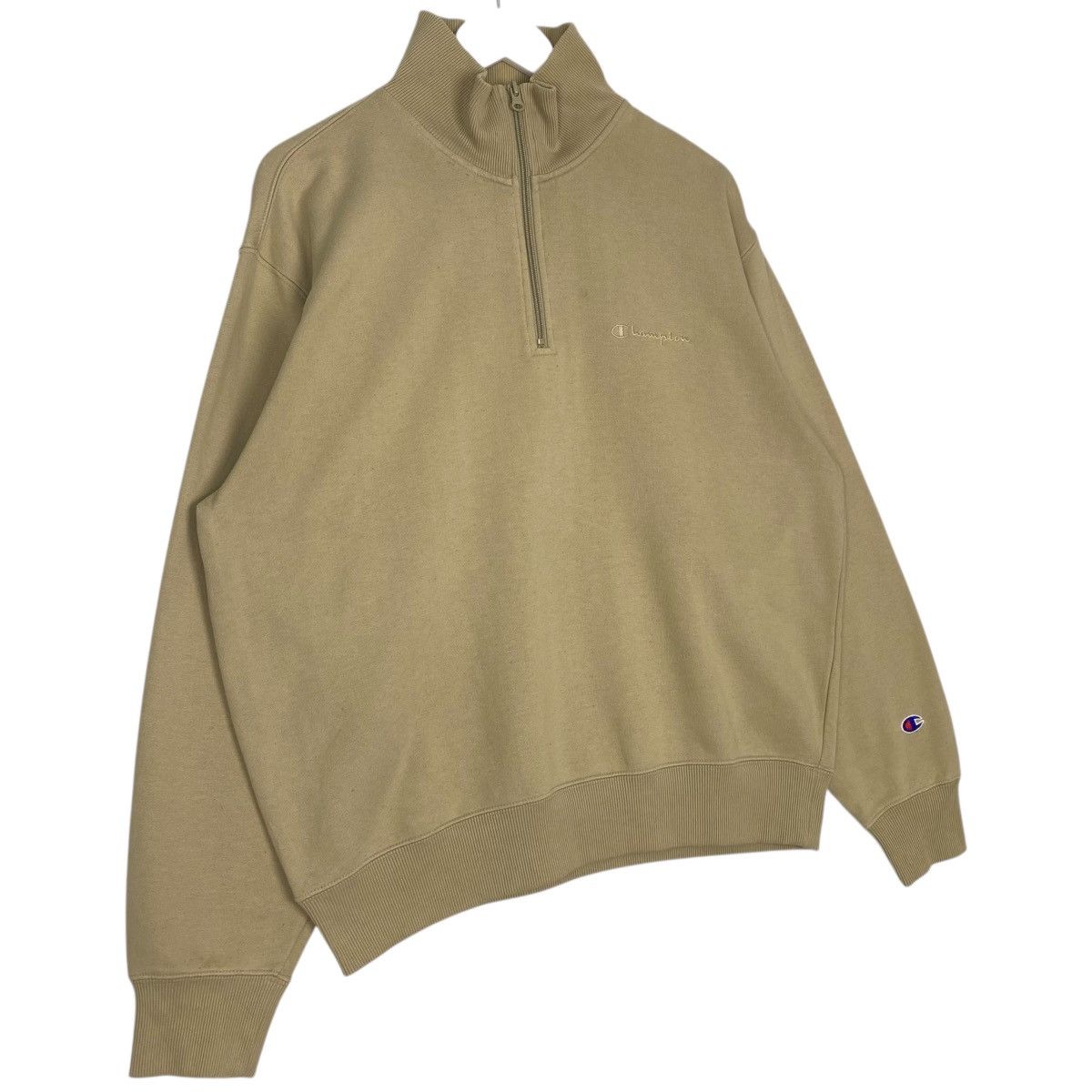 Vintage Vintage Champion Half Zipper Sweatshirt Brown Small Logo Size US L / EU 52-54 / 3 - 3 Thumbnail