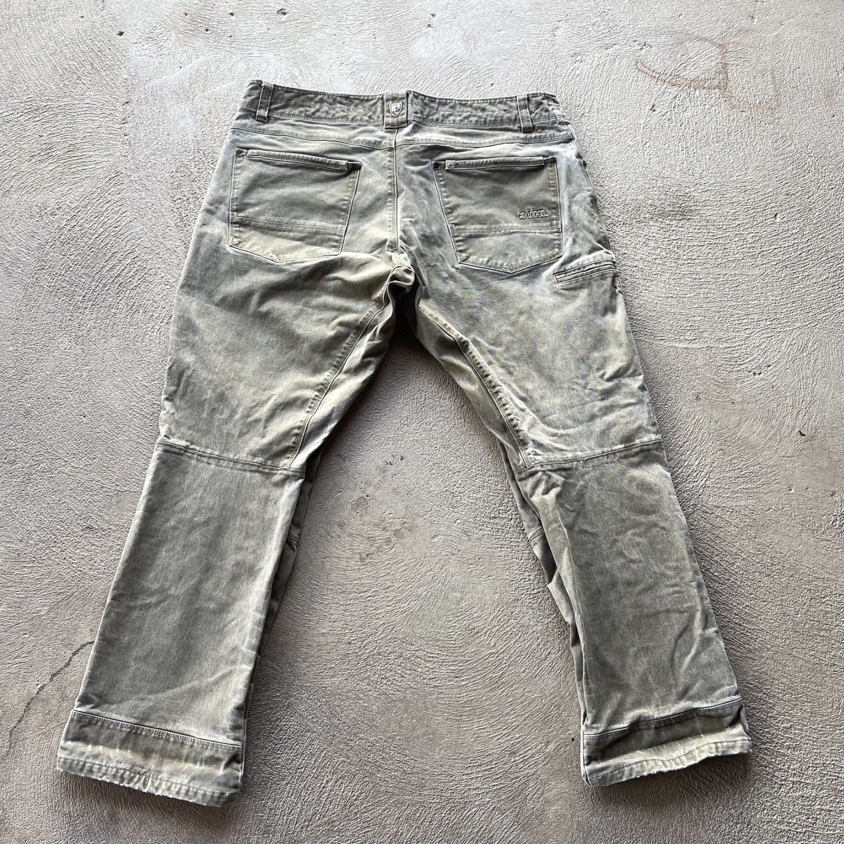 Vintage Kuhl Rydr Pants Mens 38x30 Brown Canvas Straight Work Hike Size US 38 / EU 54 - 3 Thumbnail