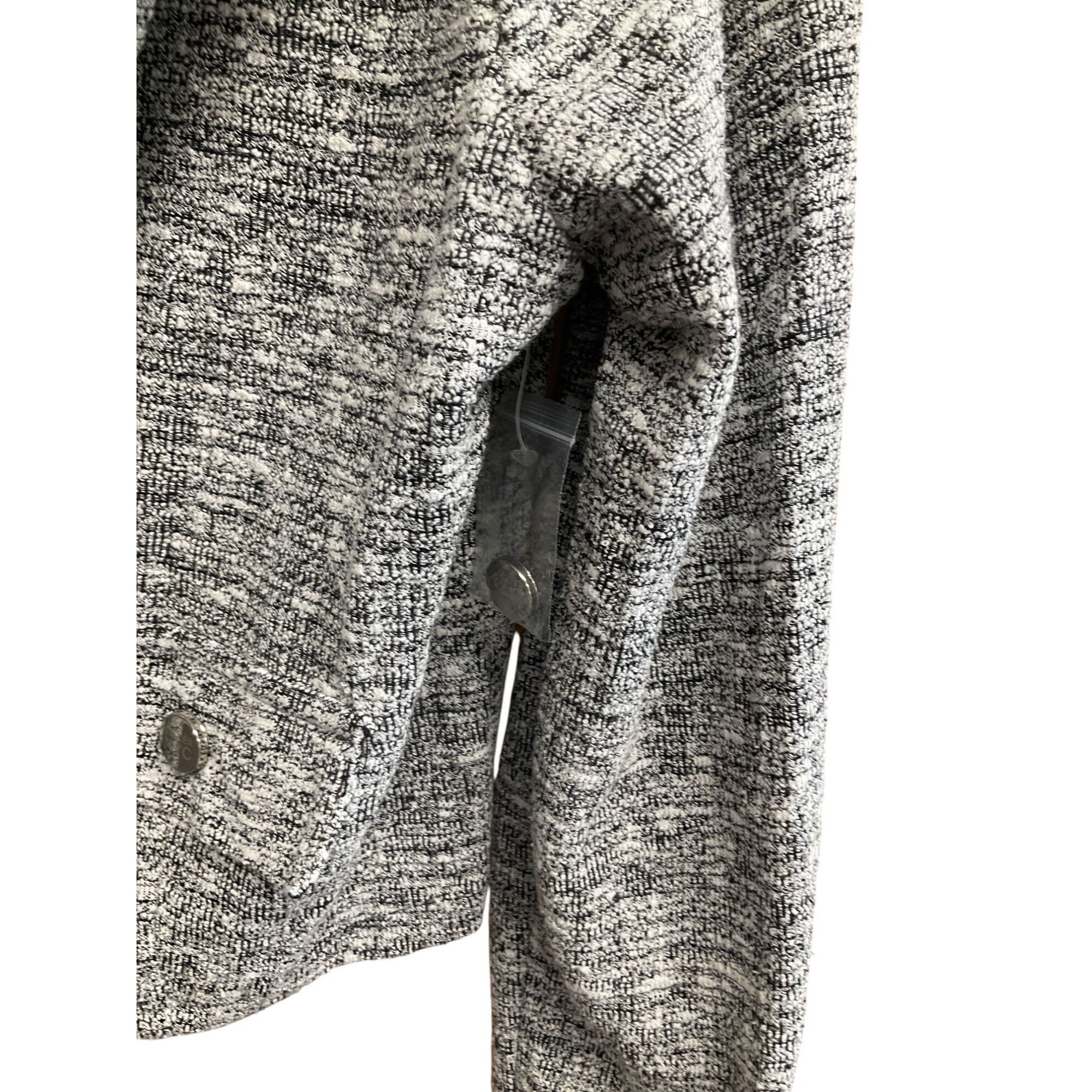 Madden NYC Madden NYC Womens Tweed Cropped Blazer Jacket Size S Size S / US 4 / IT 40 - 4 Thumbnail