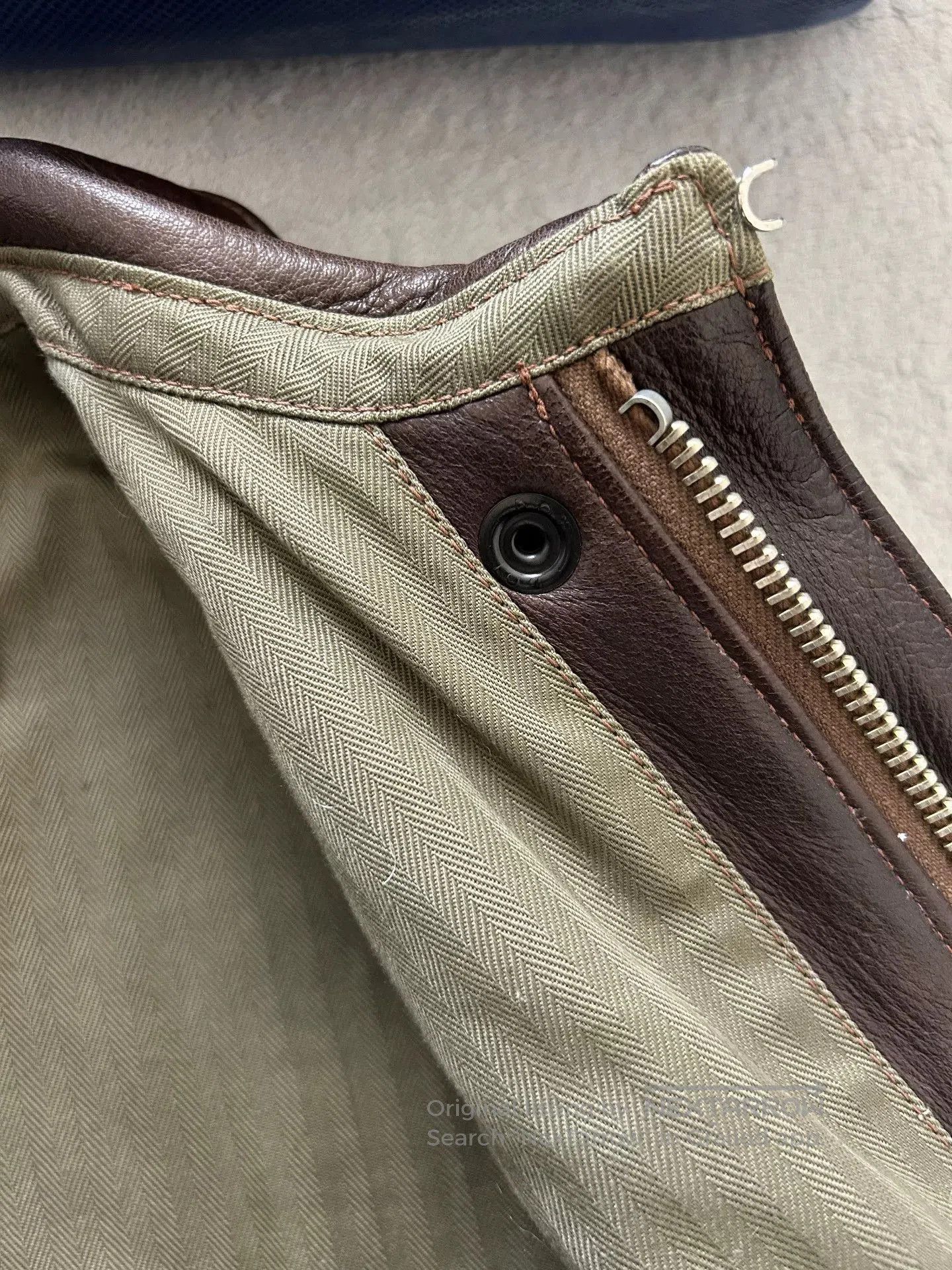 The Real McCoy's real mccoy A2 brown leather jacket. Size US M / EU 48-50 / 2 - 8 Thumbnail