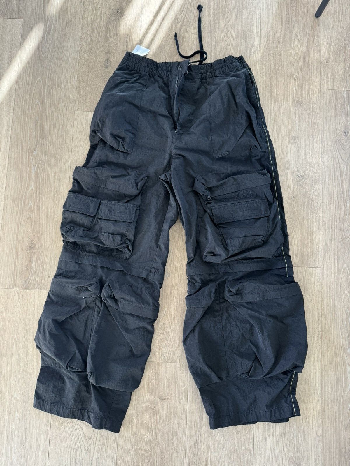 DIESEL P-STAIND NYLON MULTI CARGO PANT