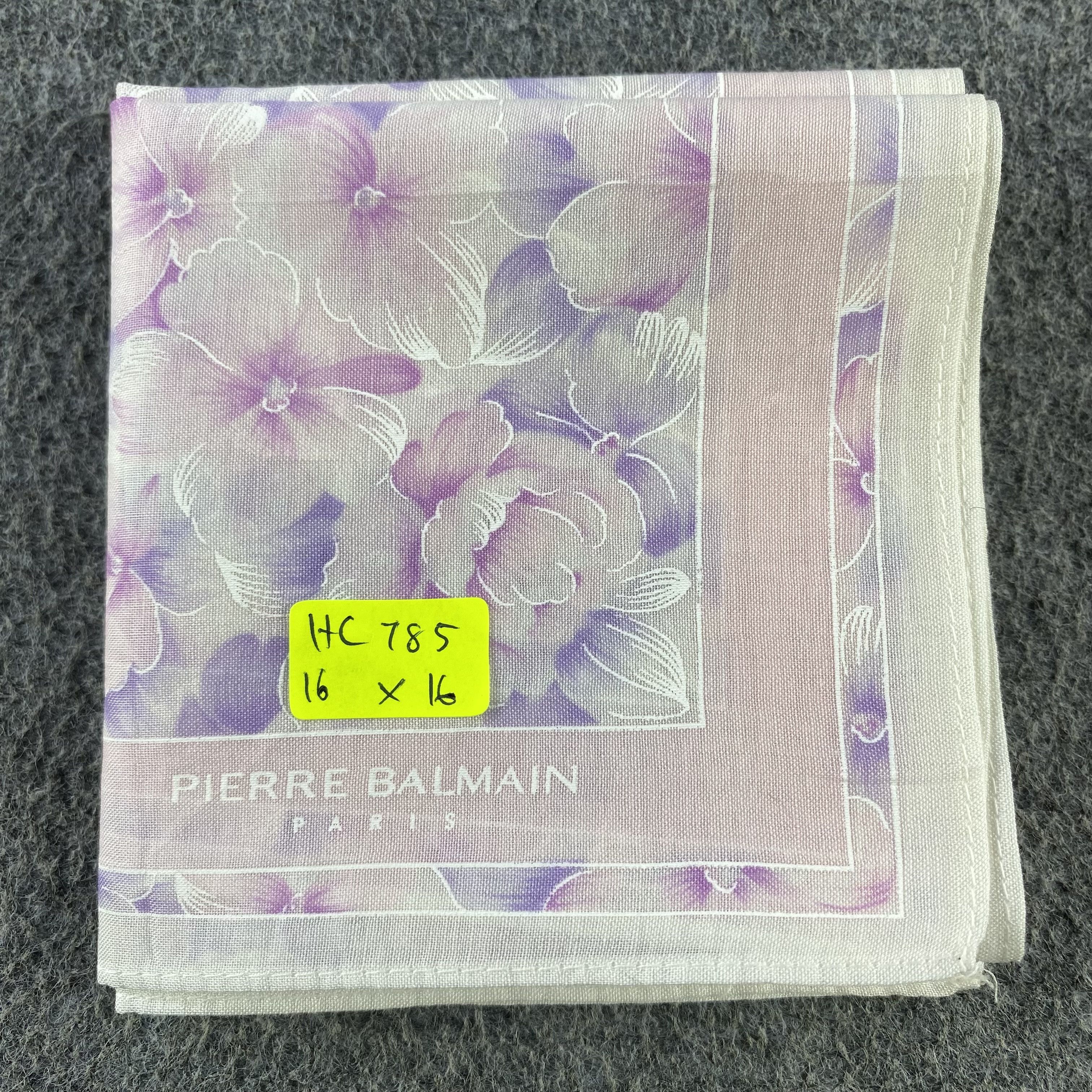 Pierre Balmain × Vintage Pierre Balmain Handkerchief/Neckerchief/Bandana HC785 Size ONE SIZE - 5 Thumbnail