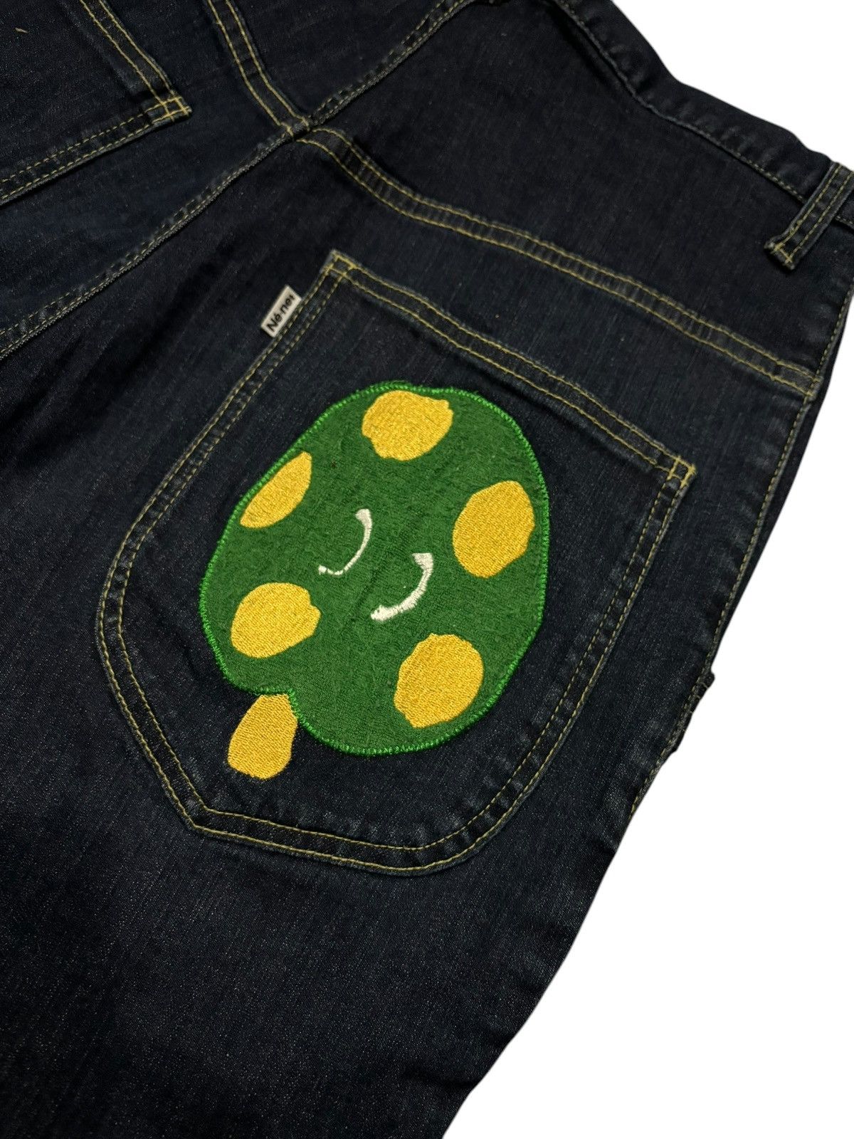 Issey Miyake × Japanese Brand × Seditionaries Vtg Deadstock Issey Miyake Ne-Net Patch High Rise Jeans Size US 31 - 7 Thumbnail