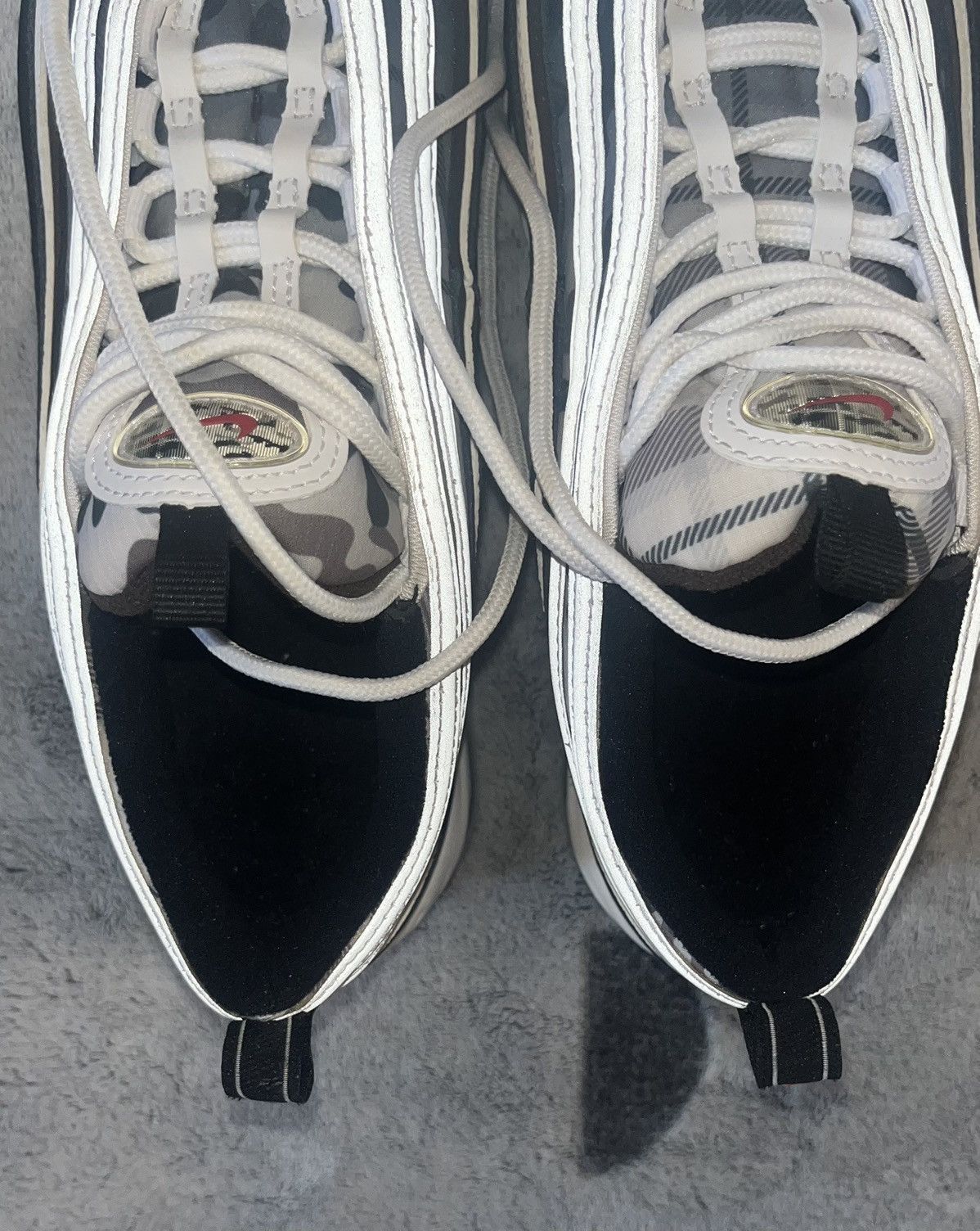 Nike Nike Air Max 97 White Black Baroque Brown Size US 6.5 / IT 36.5 - 3 Thumbnail