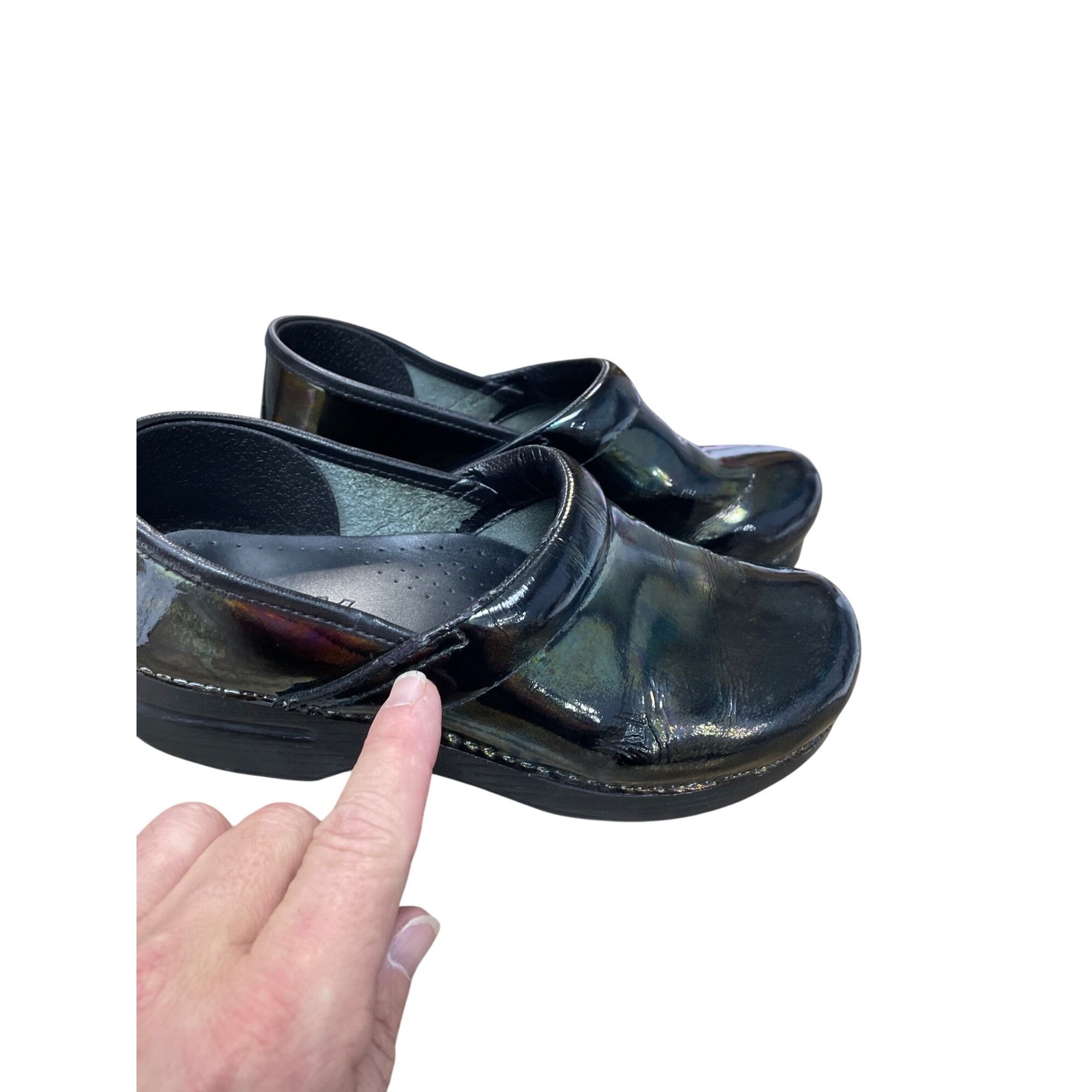 Dansko Dansko Womans Black walking nursing all day wear clogs Sz 8 Size US 8 / IT 38 - 15 Thumbnail