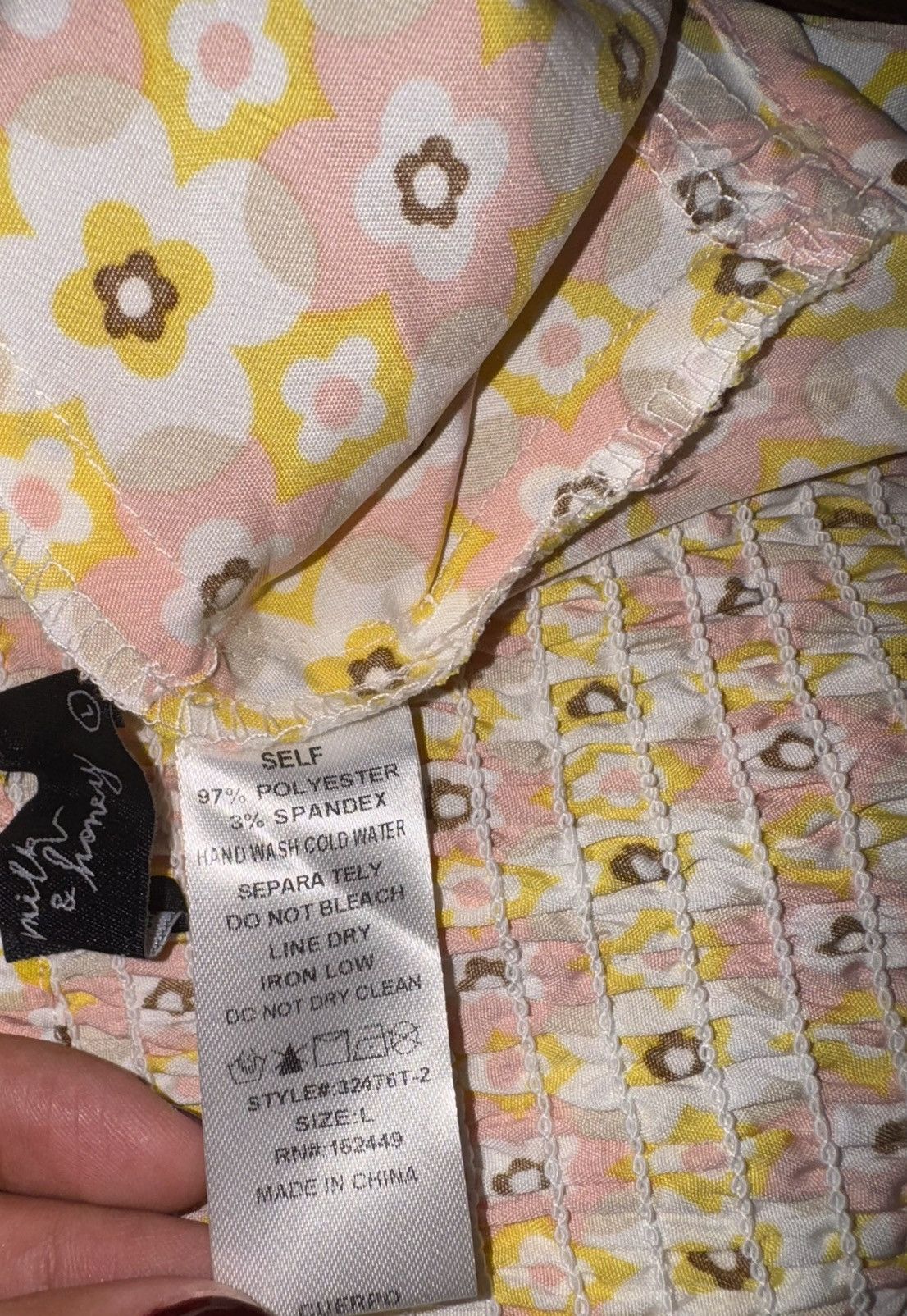 Other Floral Halter Top by Milk & Honey Western 70s Style Cowgirl Size L / US 10 / IT 46 - 10 Thumbnail