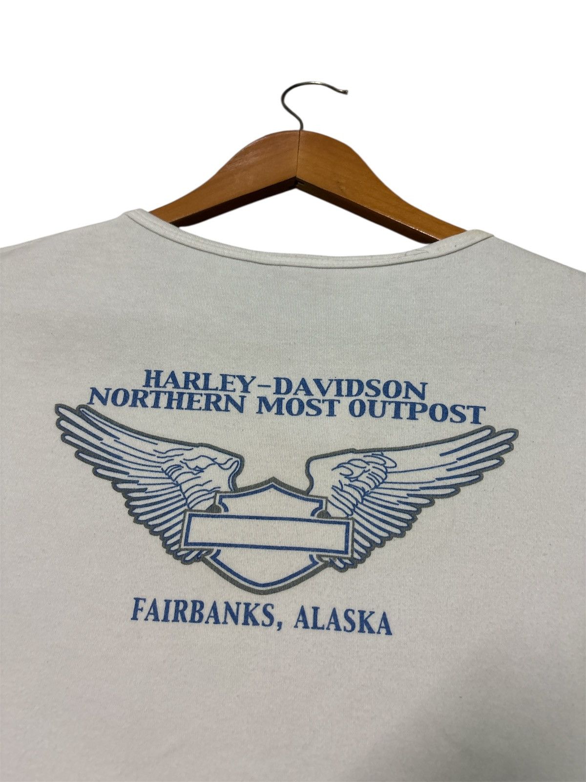 Harley Davidson ❗️RARE❗️HARLEY DAVIDSON “NORTHERN MOST OUTPOST” TSHIRT TEE🔥 Size XXS / US 00 / IT 34 - 7 Thumbnail