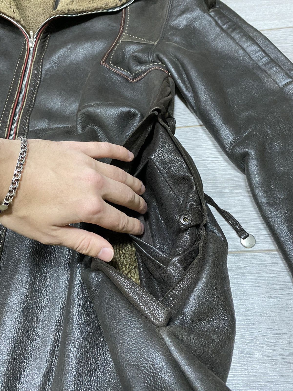 Marithe + Francois Girbaud Marithe Francois Girbaud RARE sheepskin leather coat Size US L / EU 52-54 / 3 - 13 Thumbnail