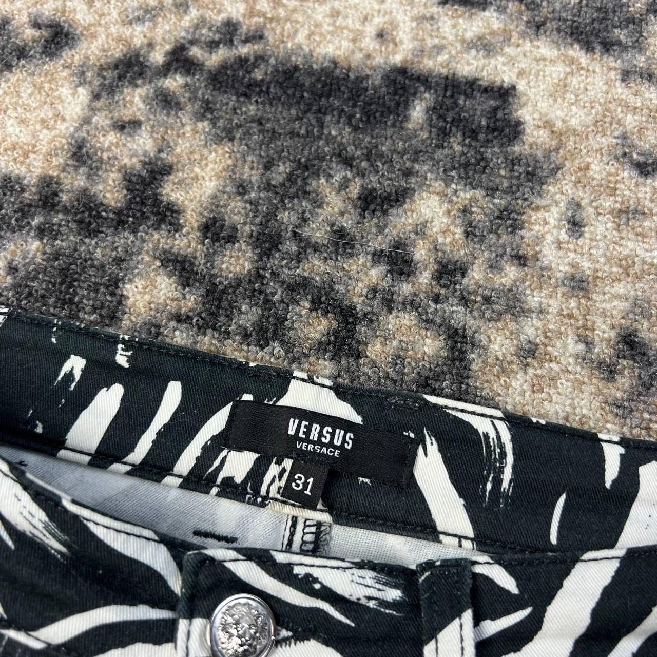 Versus Versace Versace Versus Luxury Y2K Zebra Colors Chino Pants Size 31" - 8 Thumbnail