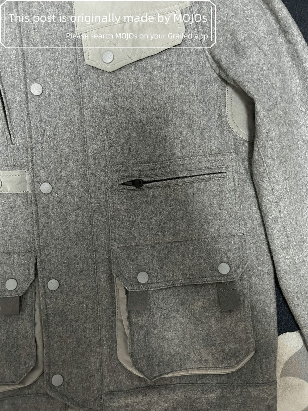 White Mountaineering Sz 2 White Mountainerring Wool Mountain Jacket mojos1216 Size US M / EU 48-50 / 2 - 3 Thumbnail