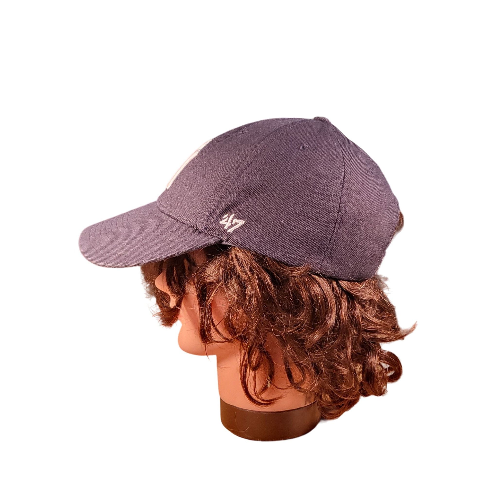 47 Brand New York Yankees MLB 47 Brand Hat Adjustable Strap Big Logo Size ONE SIZE - 2 Thumbnail