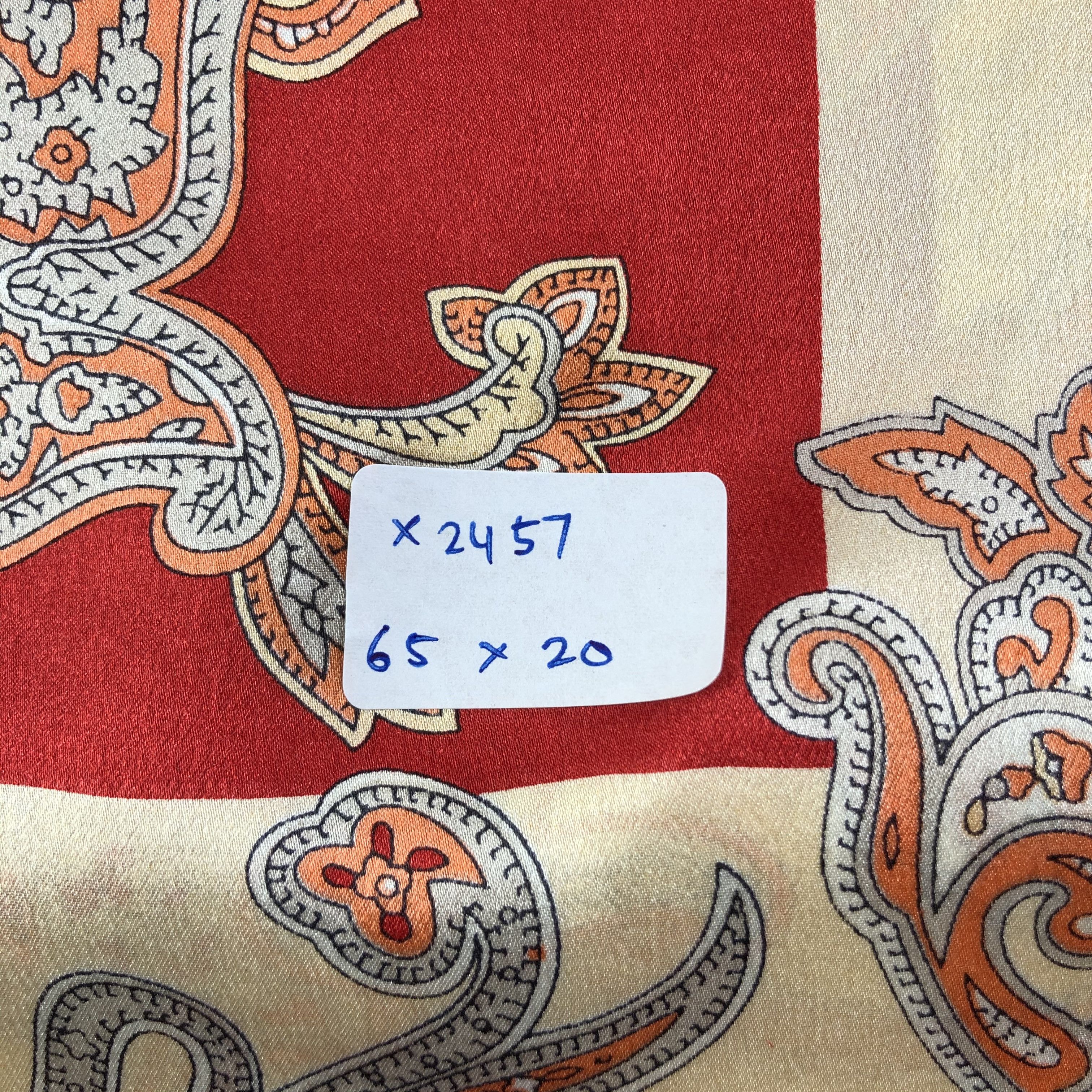 Vintage Vintage Silk Scarf Size ONE SIZE - 8 Thumbnail