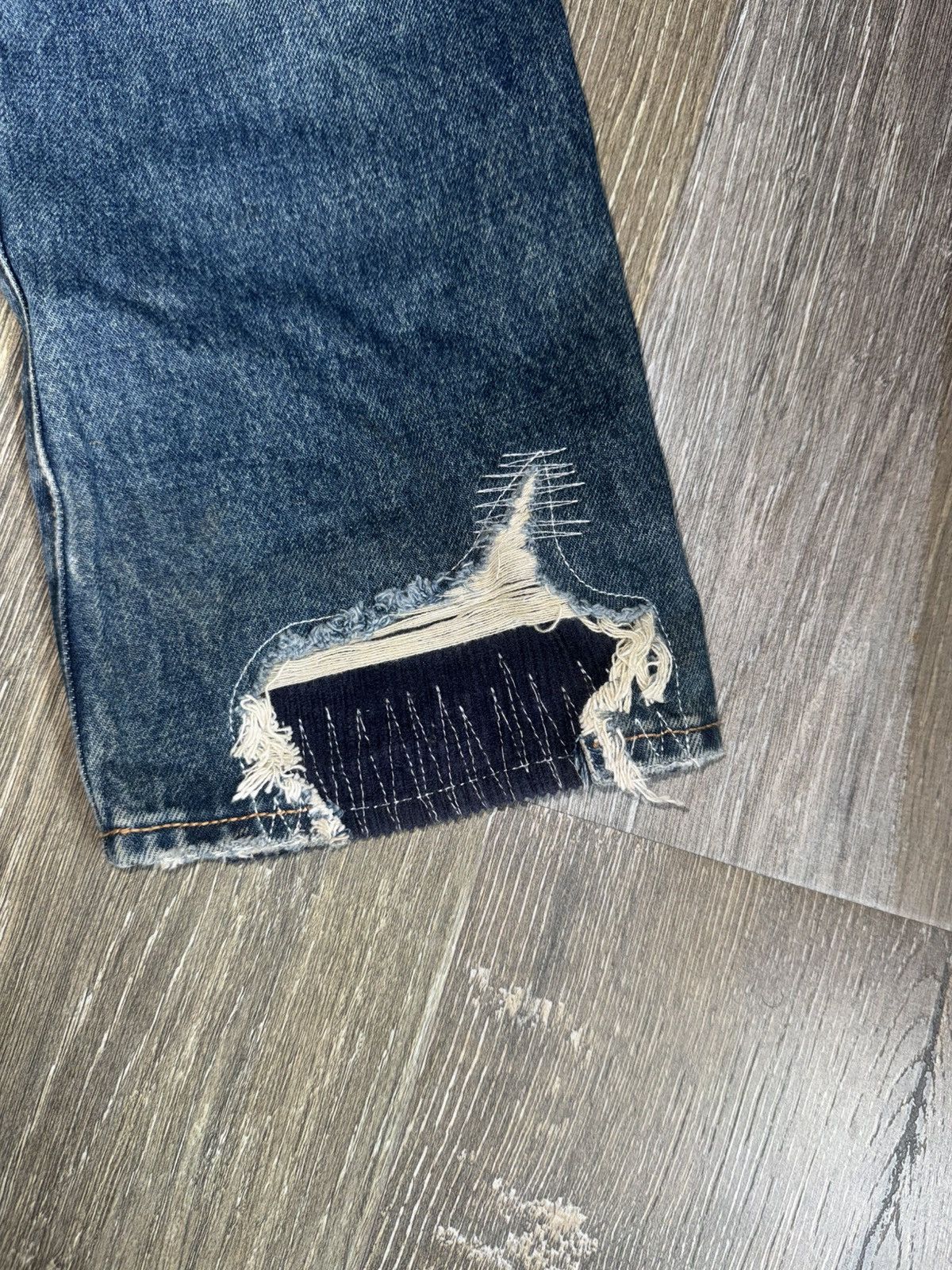 Billionaire Boys Club Billionaire Boys Club BB Distressed Fit Jeans Size US 32 / EU 48 - 6 Thumbnail