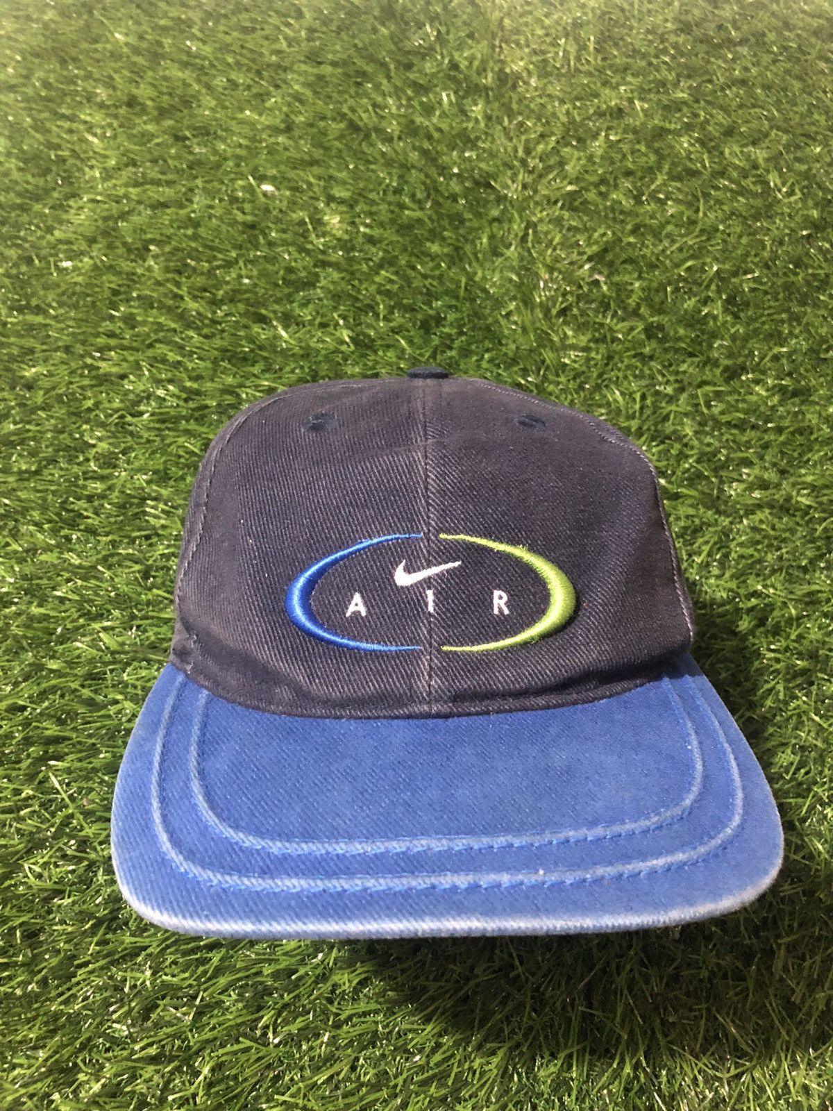 Nike × Vintage 🧢 NIKE AIR CAP BLUE NAVY Size ONE SIZE - 1 Thumbnail