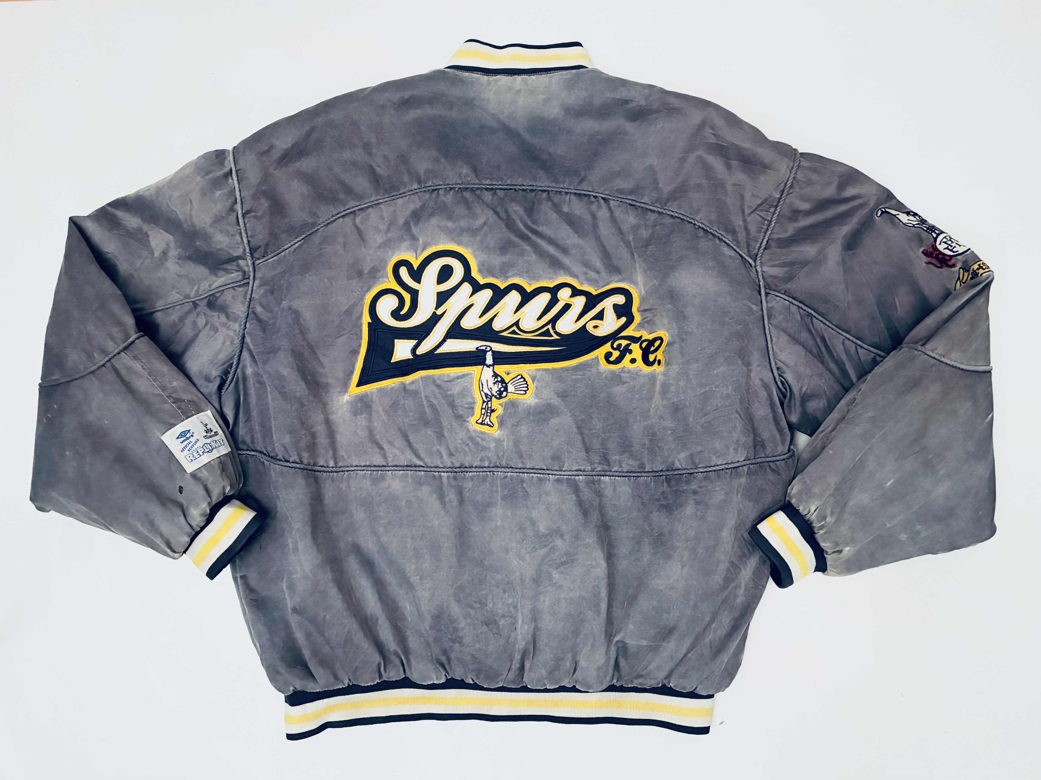 Umbro Tottenham Hotspur Bomber Jacket 1990 - 1992 Spurs Size US XL / EU 56 / 4 - 10 Thumbnail