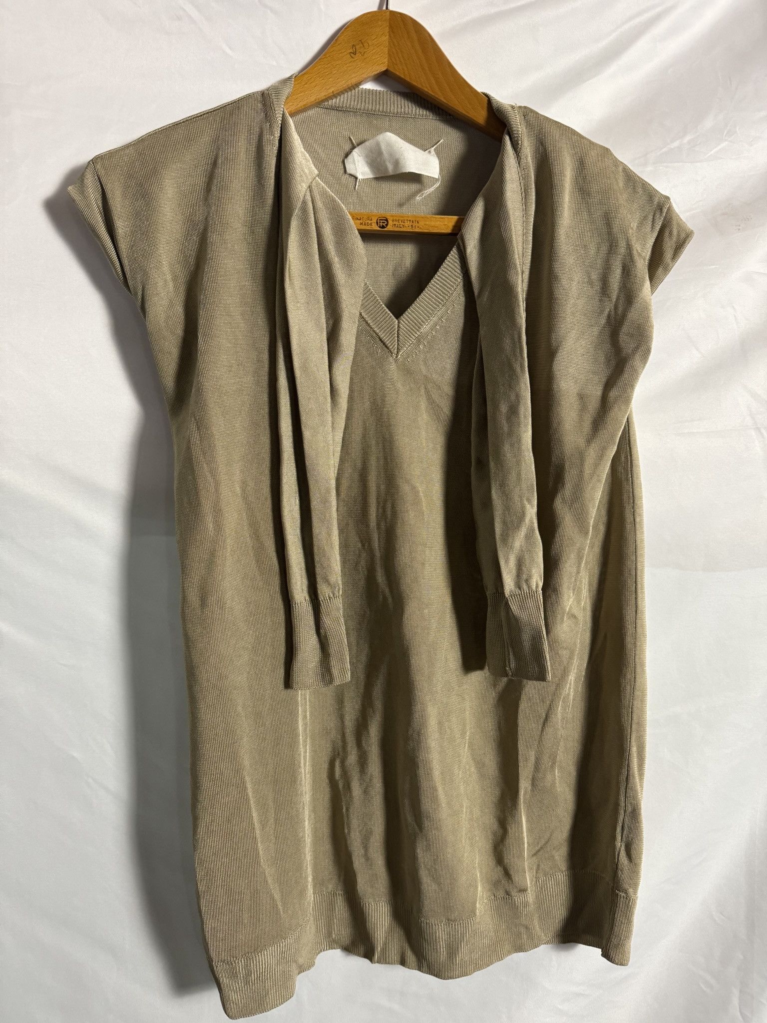 Maison Margiela Maison Martin Margiela Miss Deanna Asymmetric Sweater Dress Size L / US 10 / IT 46 - 3 Thumbnail
