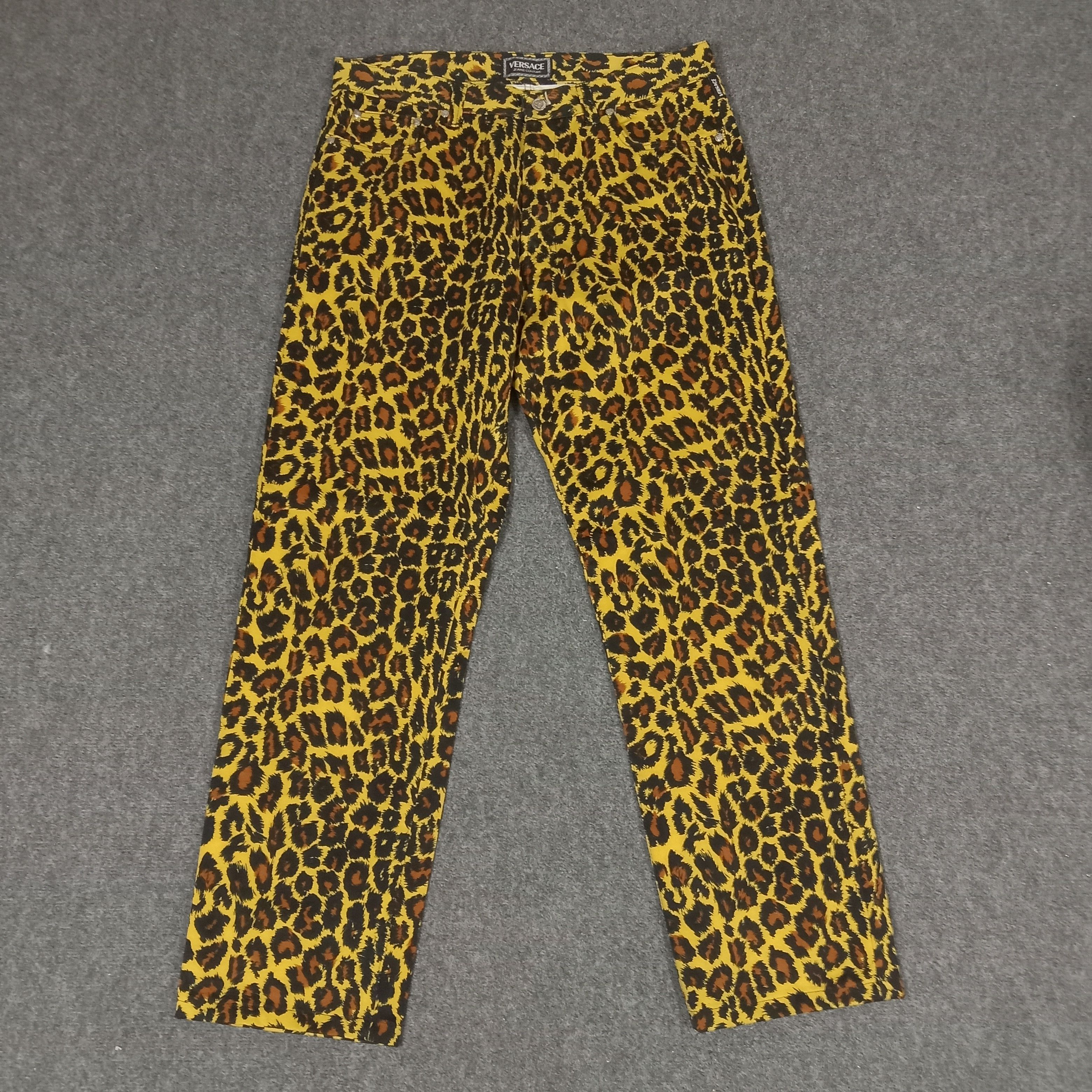 Versace Jeans Couture × Vintage Versace Jeans Couture Luxury Brand Pants Size US 35 - 6 Thumbnail