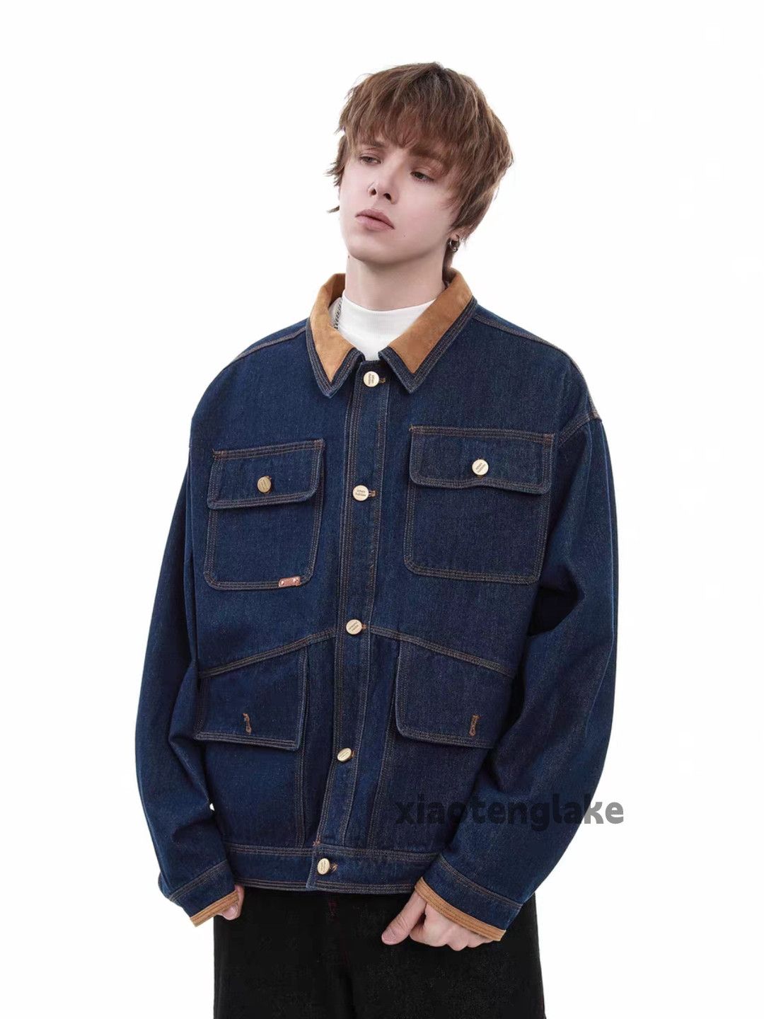 Vintage Utility loose baggy skate hiphop cargo work jacket Size US M / EU 48-50 / 2 - 5 Thumbnail