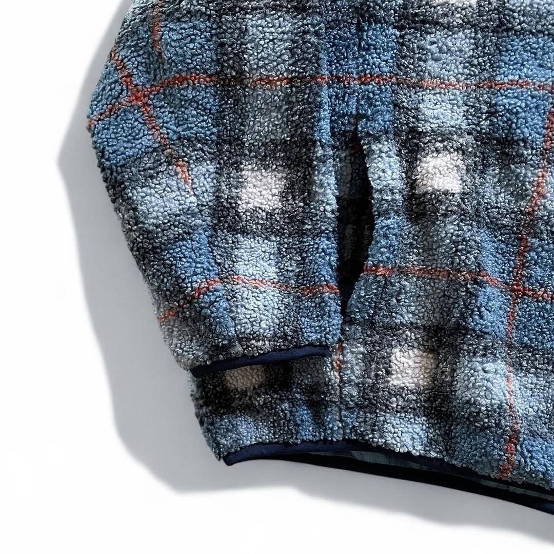 JW Anderson Uniqlo x JW Anderson Plaid Fleece Hooded Jacket Size US XL / EU 56 / 4 - 6 Thumbnail