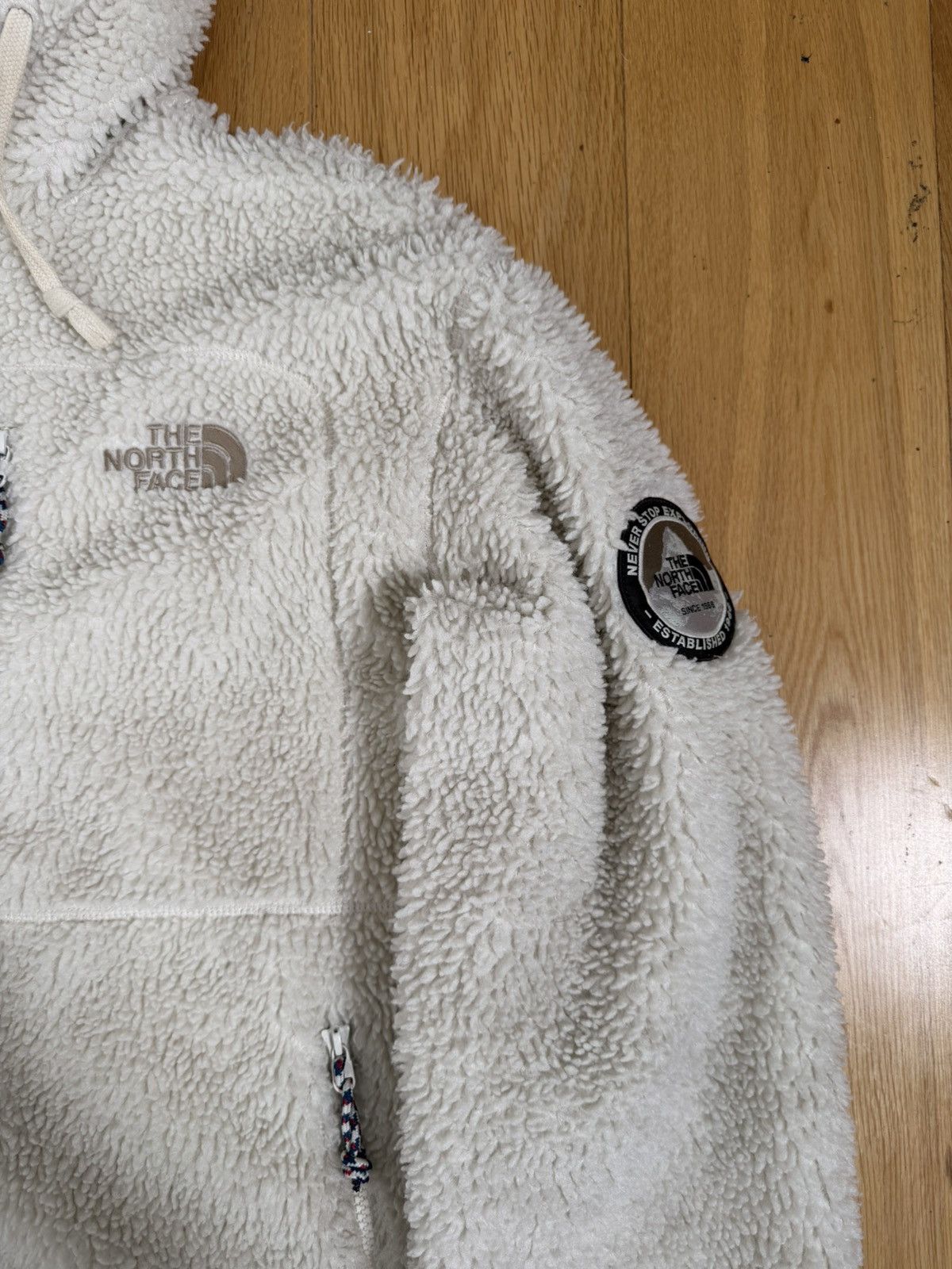 The North Face The North Face Fleece White Cream Size XXL(fits more for XL) Size US XL / EU 56 / 4 - 3 Thumbnail
