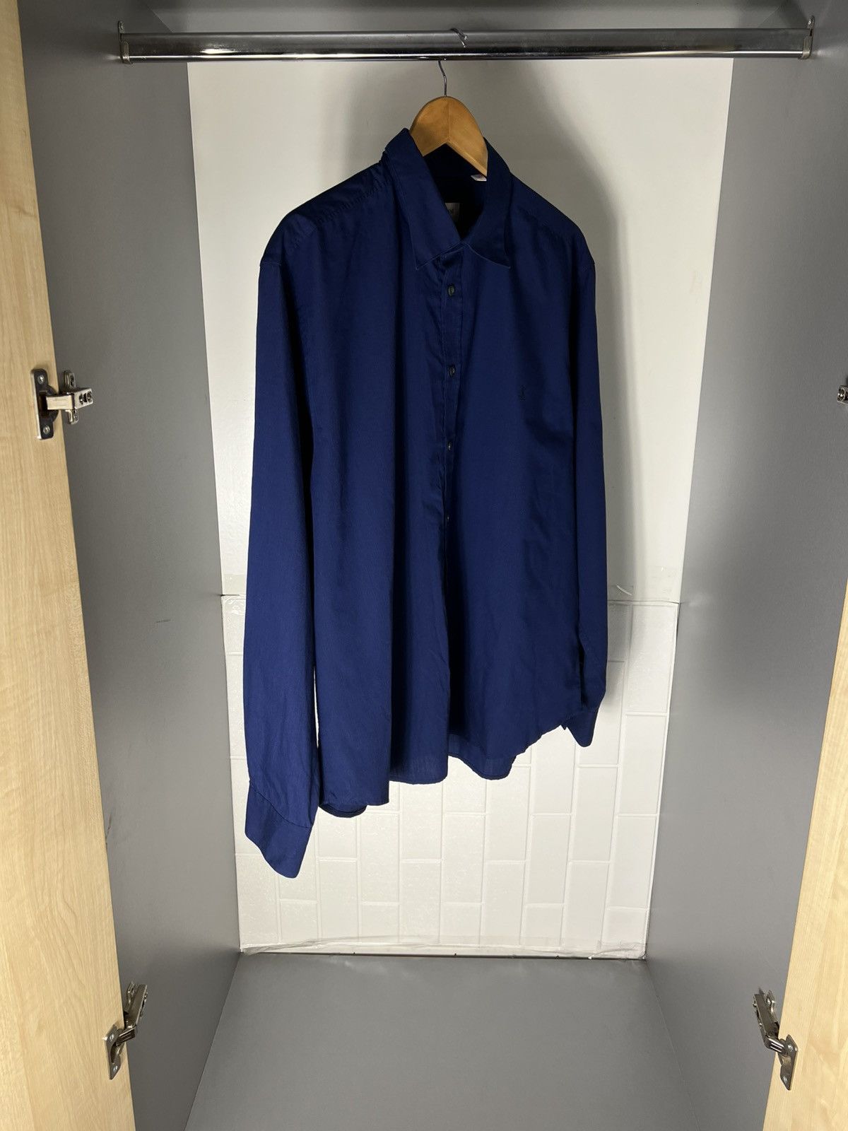 Saint Laurent Paris VINTAGE YVES SAINT LAURENT CLASSIC DESIGNER SHIRT CASUAL 90s Size US XL / EU 56 / 4 - 5 Thumbnail