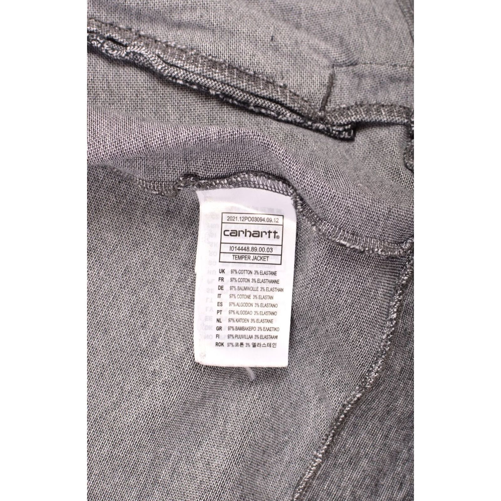Carhartt Carhartt Temper Jacket Full-Zip Cotton Blend Duck Jacket L Gray Mens Size US L / EU 52-54 / 3 - 5 Thumbnail