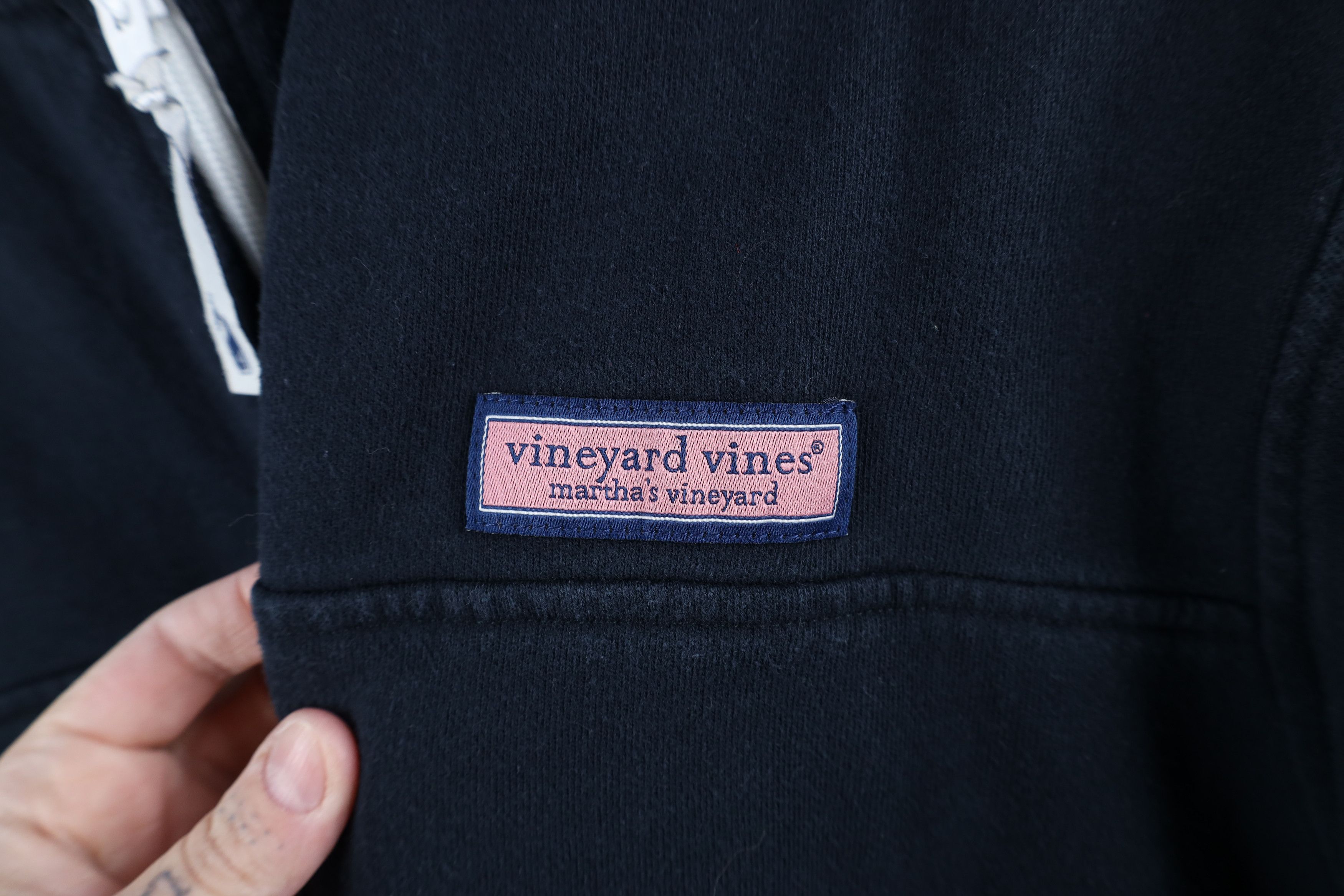 Vineyard Vines × Vintage Vineyard Vines Shep Spell Out Half Zip Pullover Sweatshirt Size US M / EU 48-50 / 2 - 4 Thumbnail