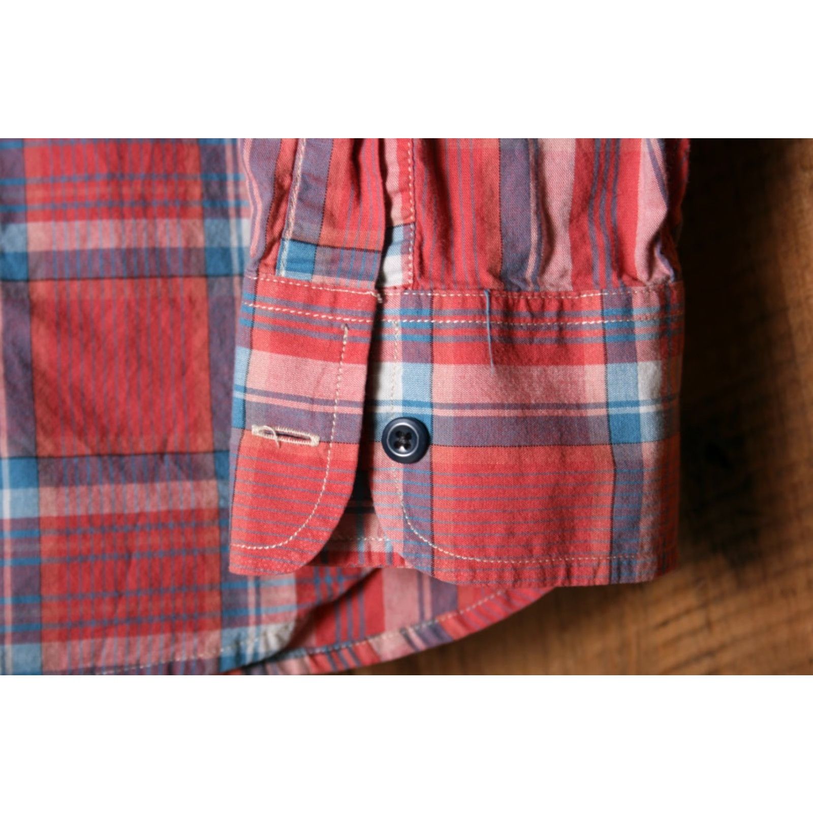Lucky Brand LUCKY BRAND Shirt Button-Up Plaid Windowpane 100% Cotton Sz L Multicolor Men Long Sleeve Button-Front Size US L / EU 52-54 / 3 - 3 Thumbnail