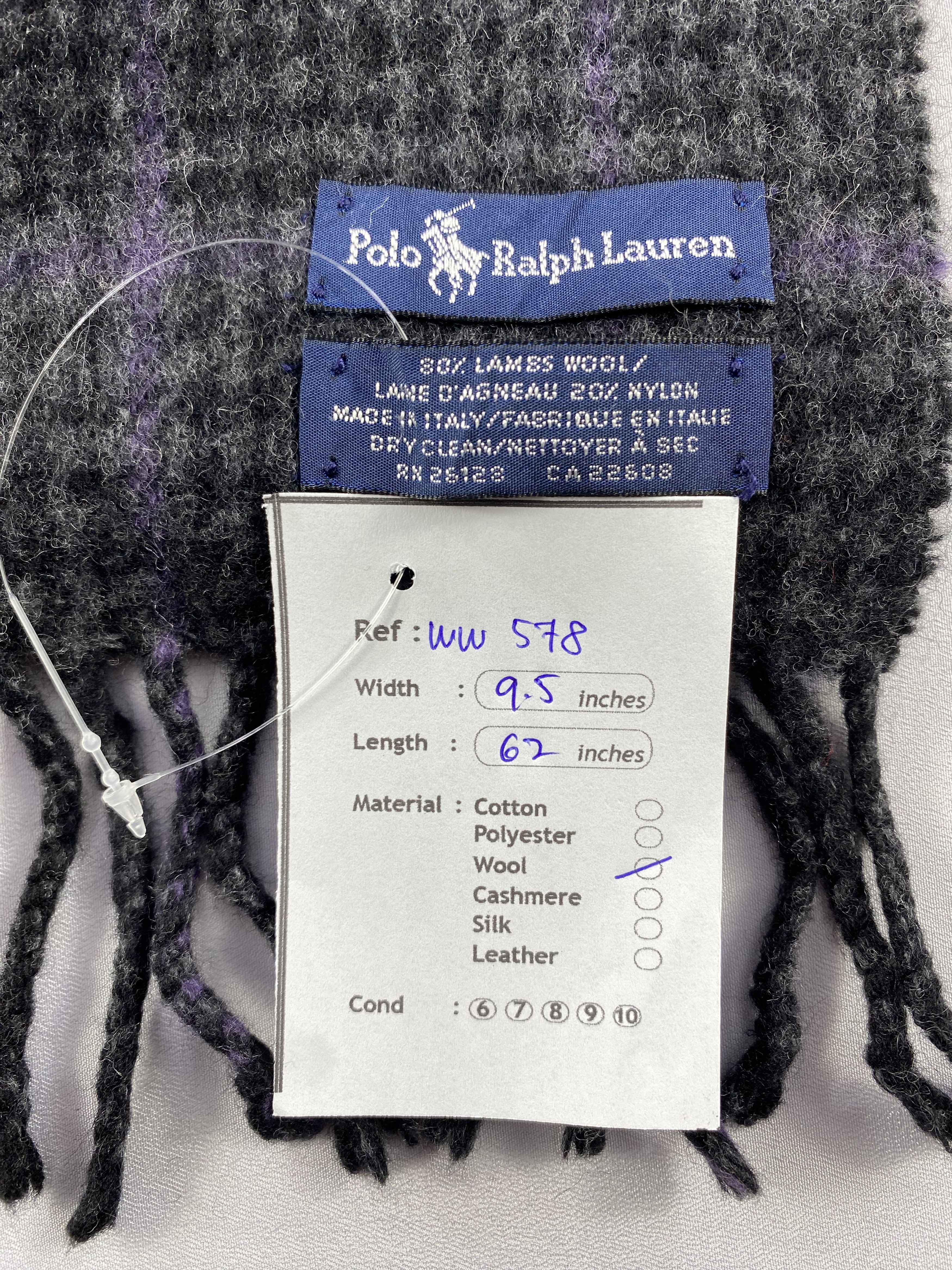 Polo Ralph Lauren × Vintage Polo Ralph Lauren Scarf / Muffler / Neckwear Size ONE SIZE - 5 Thumbnail