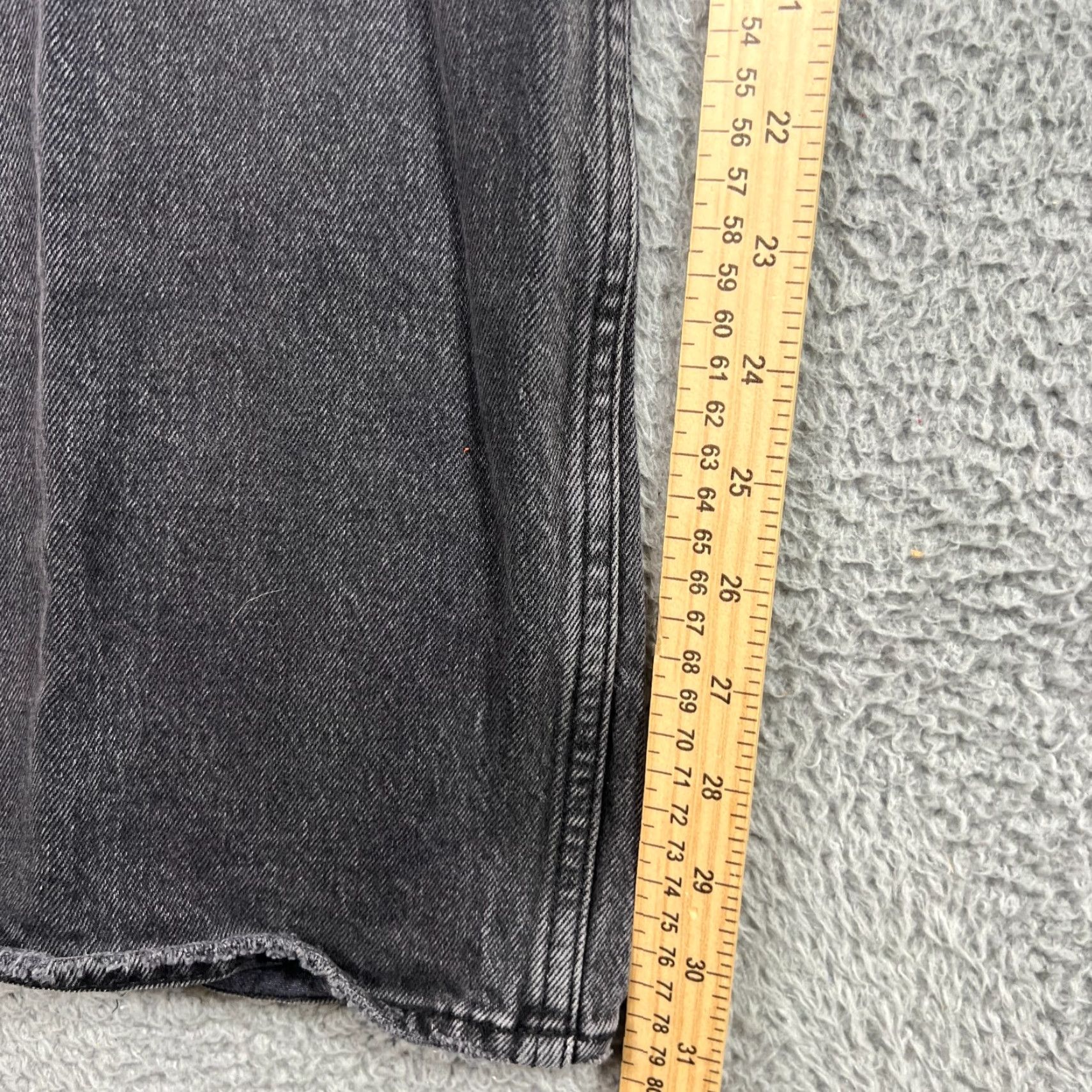 Abercrombie & Fitch VINTAGE Abercrombie & Fitch Jeans Womens 10 Black Denim 90s Relaxed High Rise Wide Leg Mens? Size 32" / US 10 / IT 46 - 3 Thumbnail