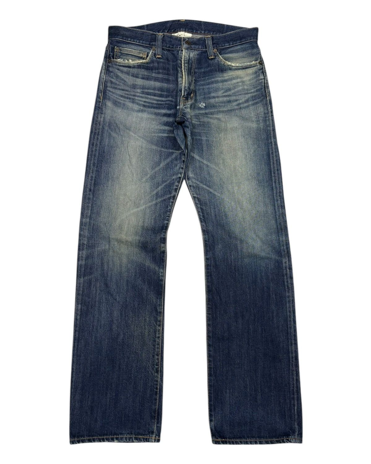 Hysteric Glamour Vintage Japan Blue Jeans Nippon Back Number Denim Size US 33 - 7 Thumbnail